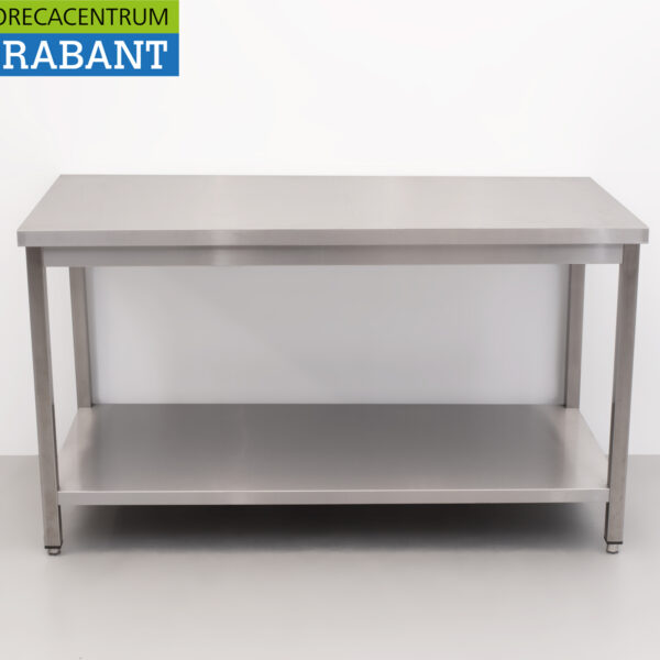 Table de travail HCB en acier inoxydable Premium-line 150 x 70 x 85 cm Restauration