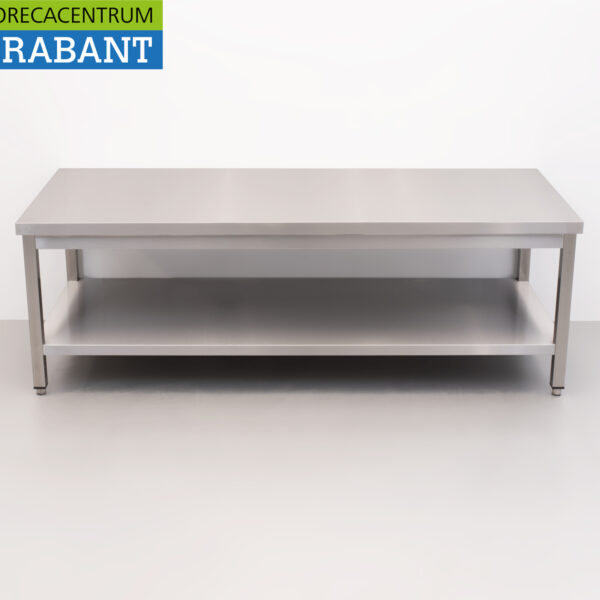 Table de travail HCB en acier inoxydable Premium-line 180 x 70 x 60 cm Restauration