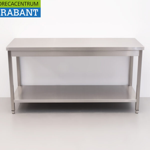 HCB Table de travail en acier inoxydable Basic-line 160 x 60 x 85 cm Horeca