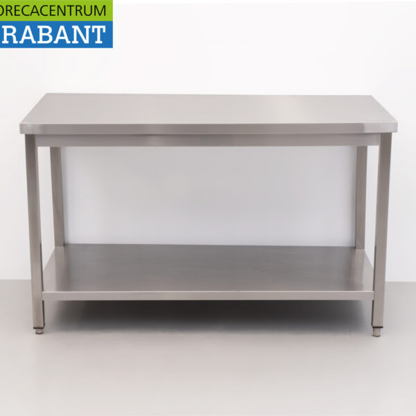 Table de travail HCB en acier inoxydable Premium-line 140 x 60 x 85 cm Restauration