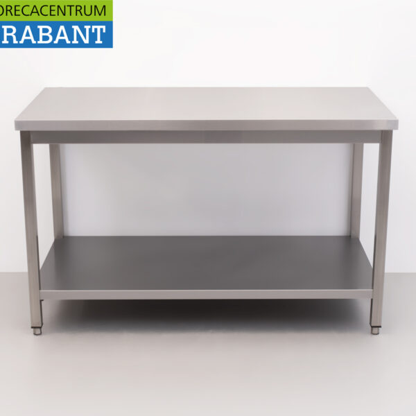 Table de travail HCB en acier inoxydable Premium-line 140 x 70 x 85 cm Restauration
