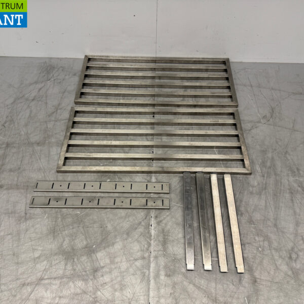 Maniques en acier inoxydable à double paroi 90 x 40 cm Horeca