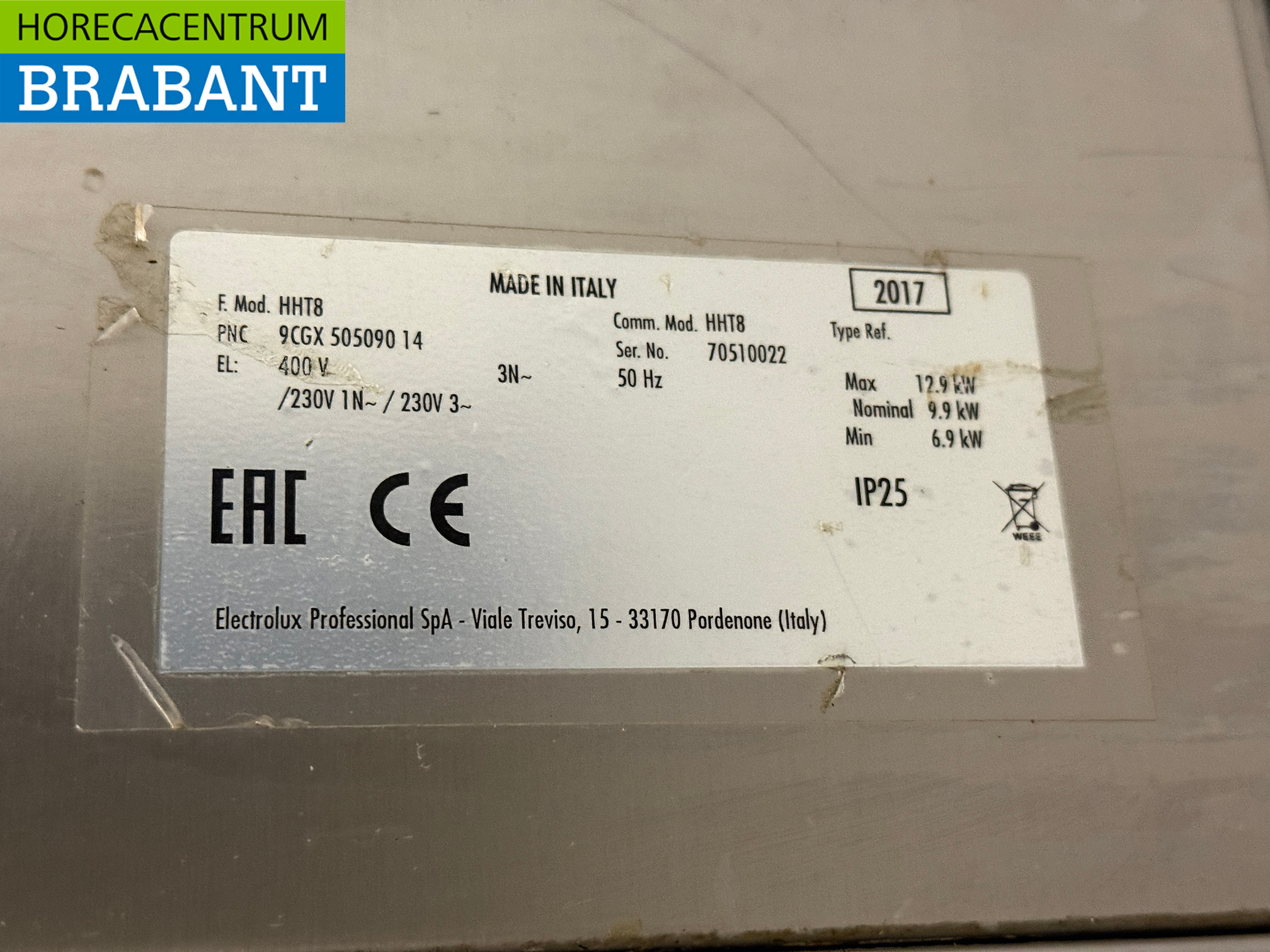 Lave-vaisselle encastrable Zanussi en acier inoxydable avec pompe de vidange 400V Horeca – Image 6