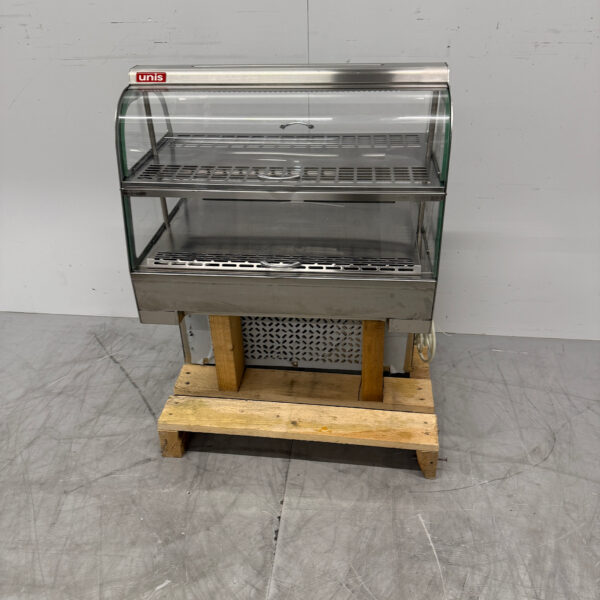 Acier inoxydable Unis Cool Vitrine encastrée 4 volets 230V Horeca