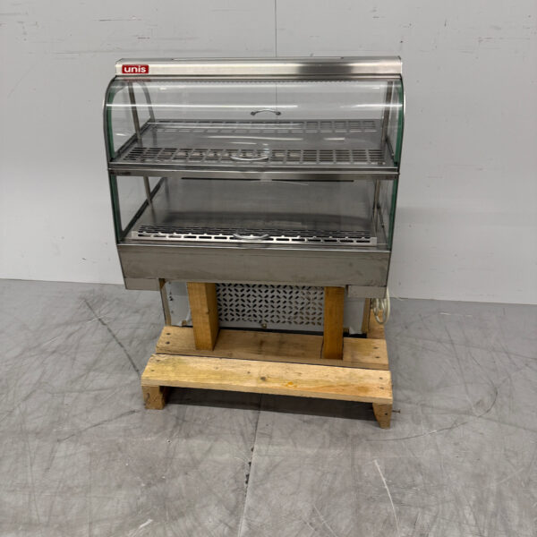 Acier inoxydable Unis Cool Vitrine encastrée 4 volets 230V Horeca