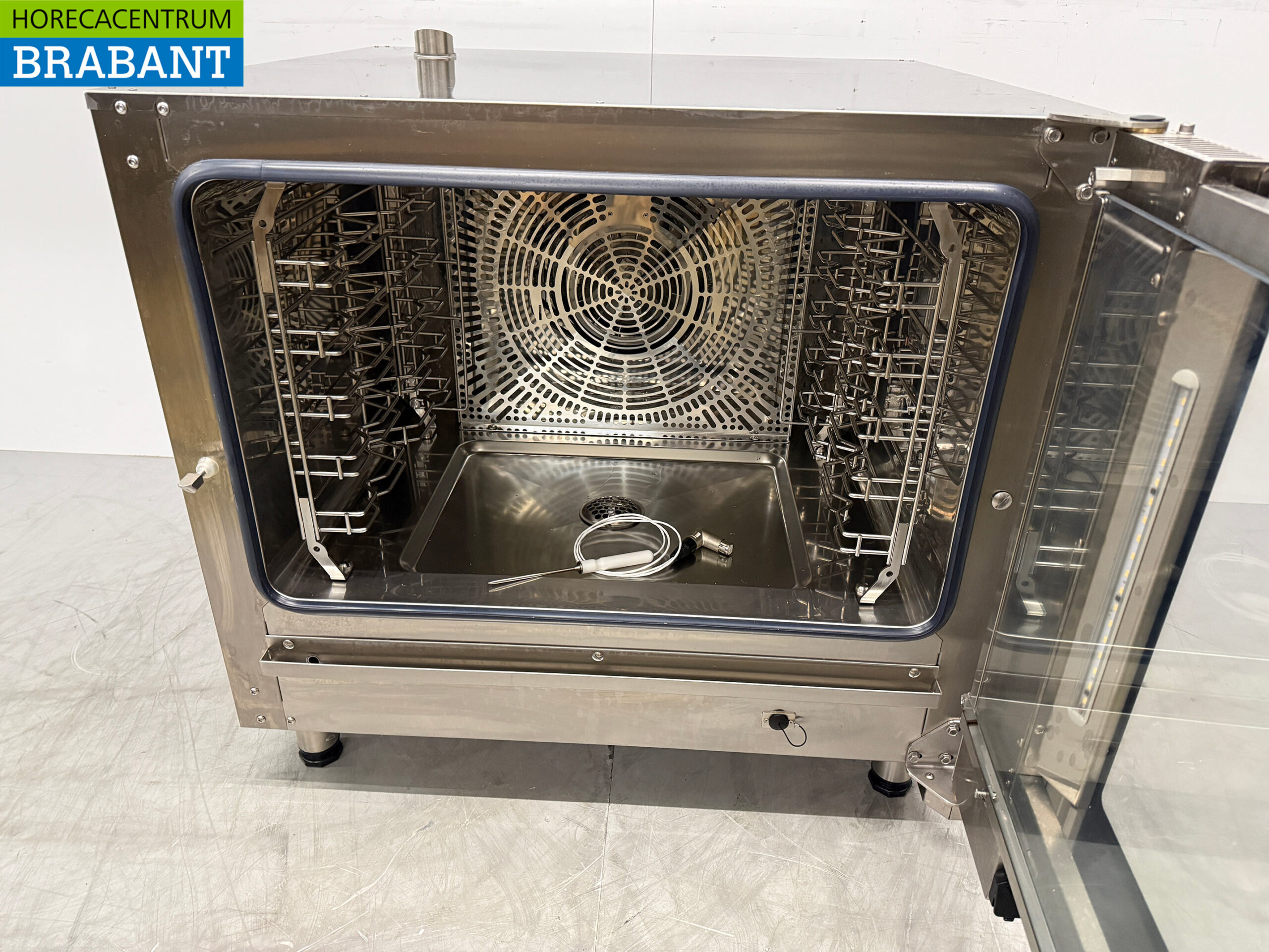 Cuiseur vapeur combiné Gastro-Inox en acier inoxydable 5 x 1/1 GN ou 60 x 40 cm 400V Horeca – Image 5