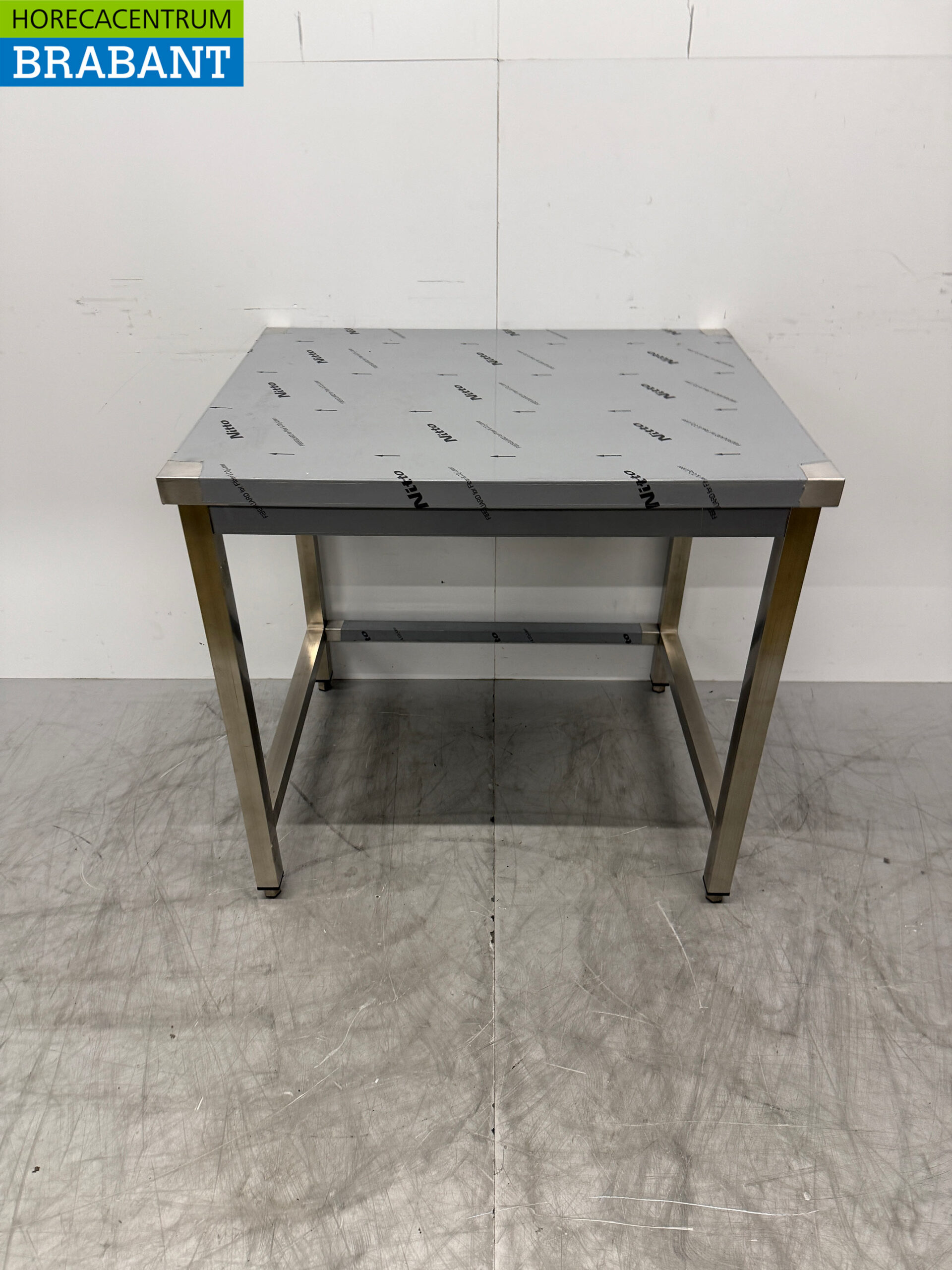 Table de travail en acier inoxydable 90 x 70 x 86,5 cm Horeca
