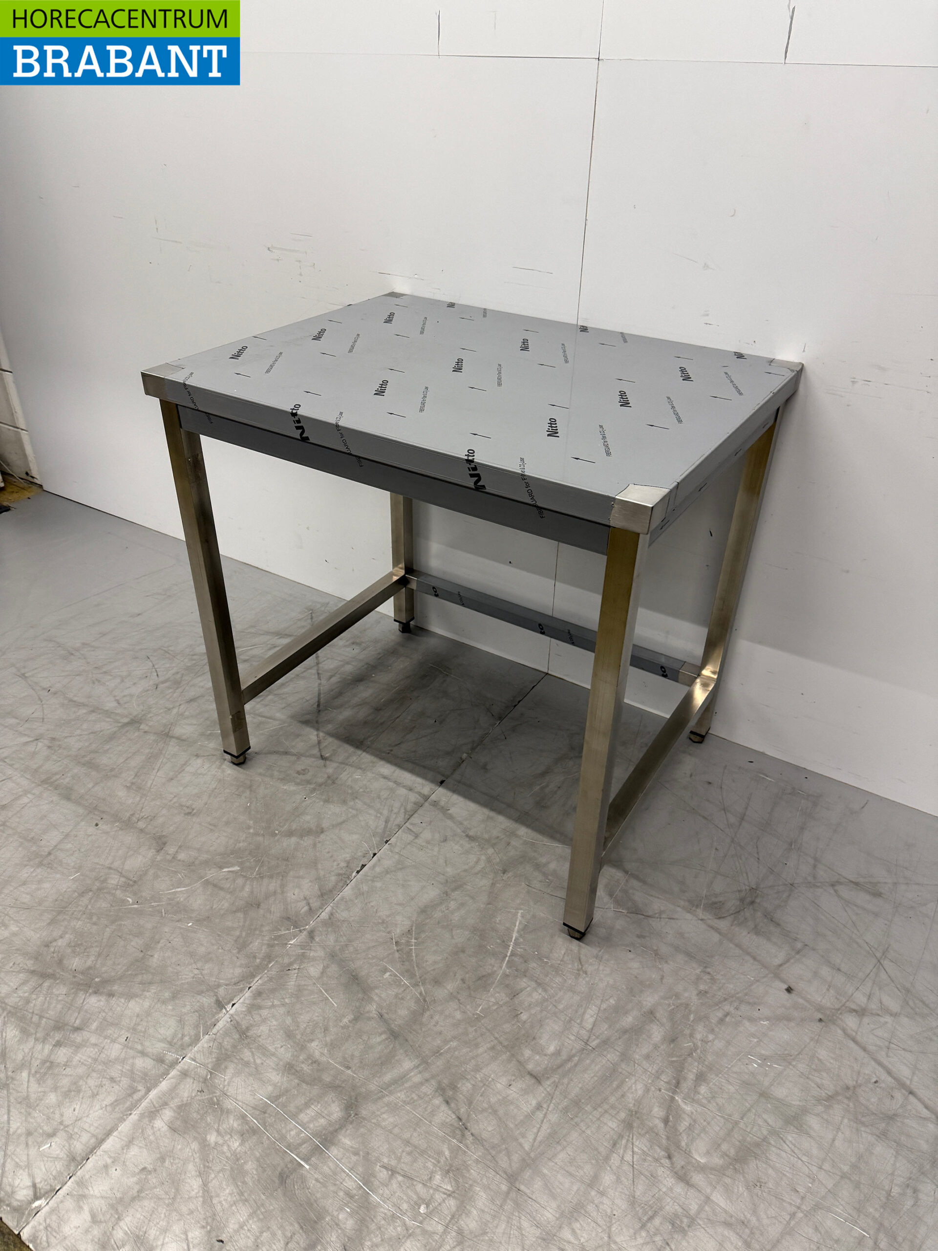 Table de travail en acier inoxydable 90 x 70 x 86,5 cm Horeca – Image 2