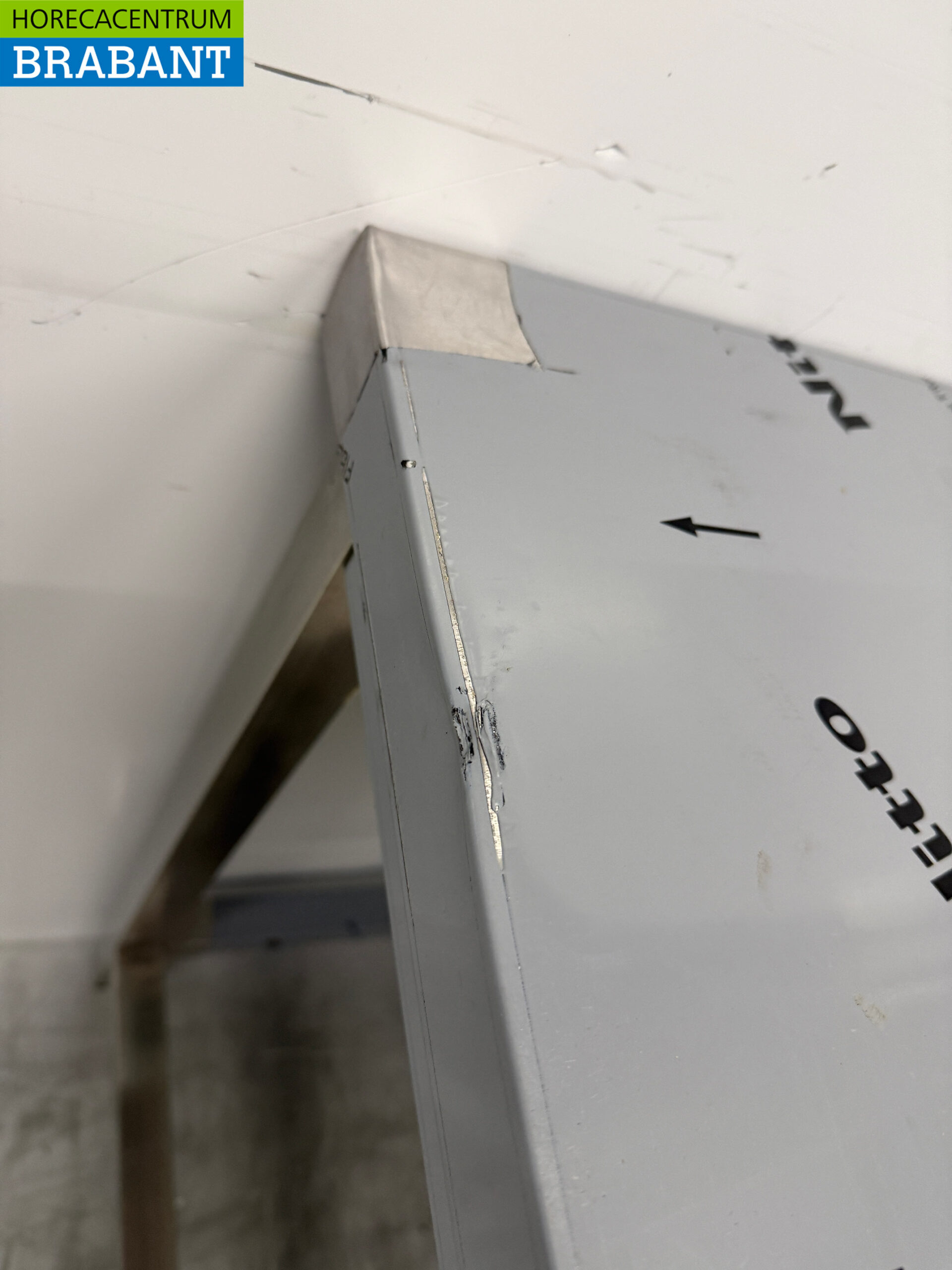 Table de travail en acier inoxydable 90 x 70 x 86,5 cm Horeca – Image 4