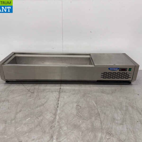 Acier inoxydable Tecnodom Saladière 6 x 1/3 GN 140 cm 230V Horeca