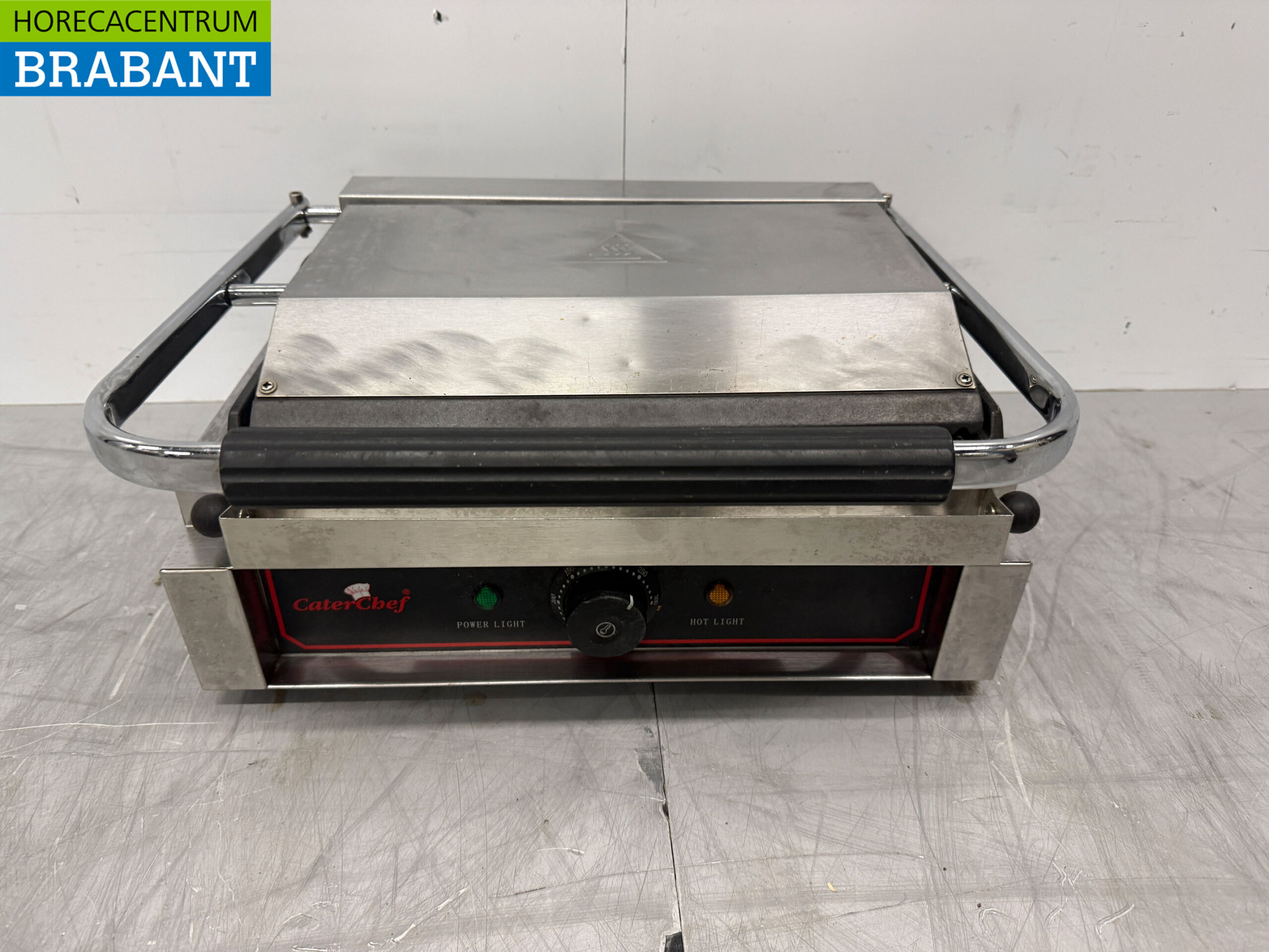 Gril Caterchef Contact en acier inoxydable Gril Paninigrill 230V Restauration