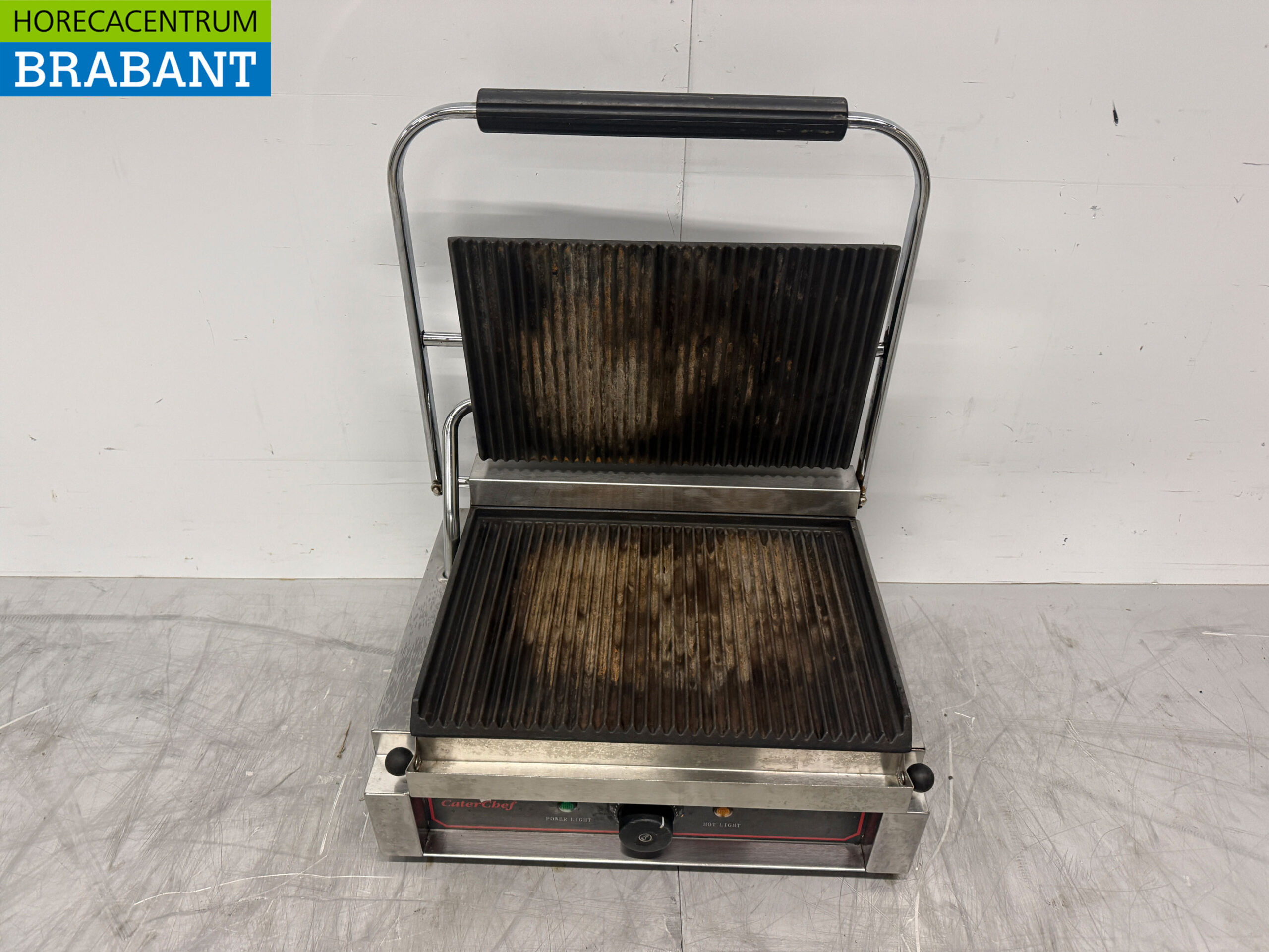 Gril Caterchef Contact en acier inoxydable Gril Paninigrill 230V Restauration – Image 4