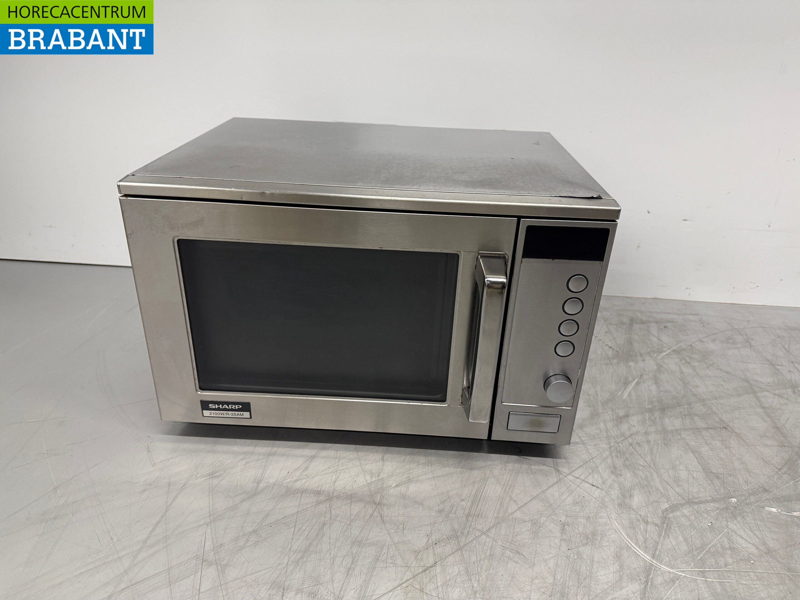 Micro-ondes en acier inoxydable Sharp R-25AM 2100 watts 230V Restauration