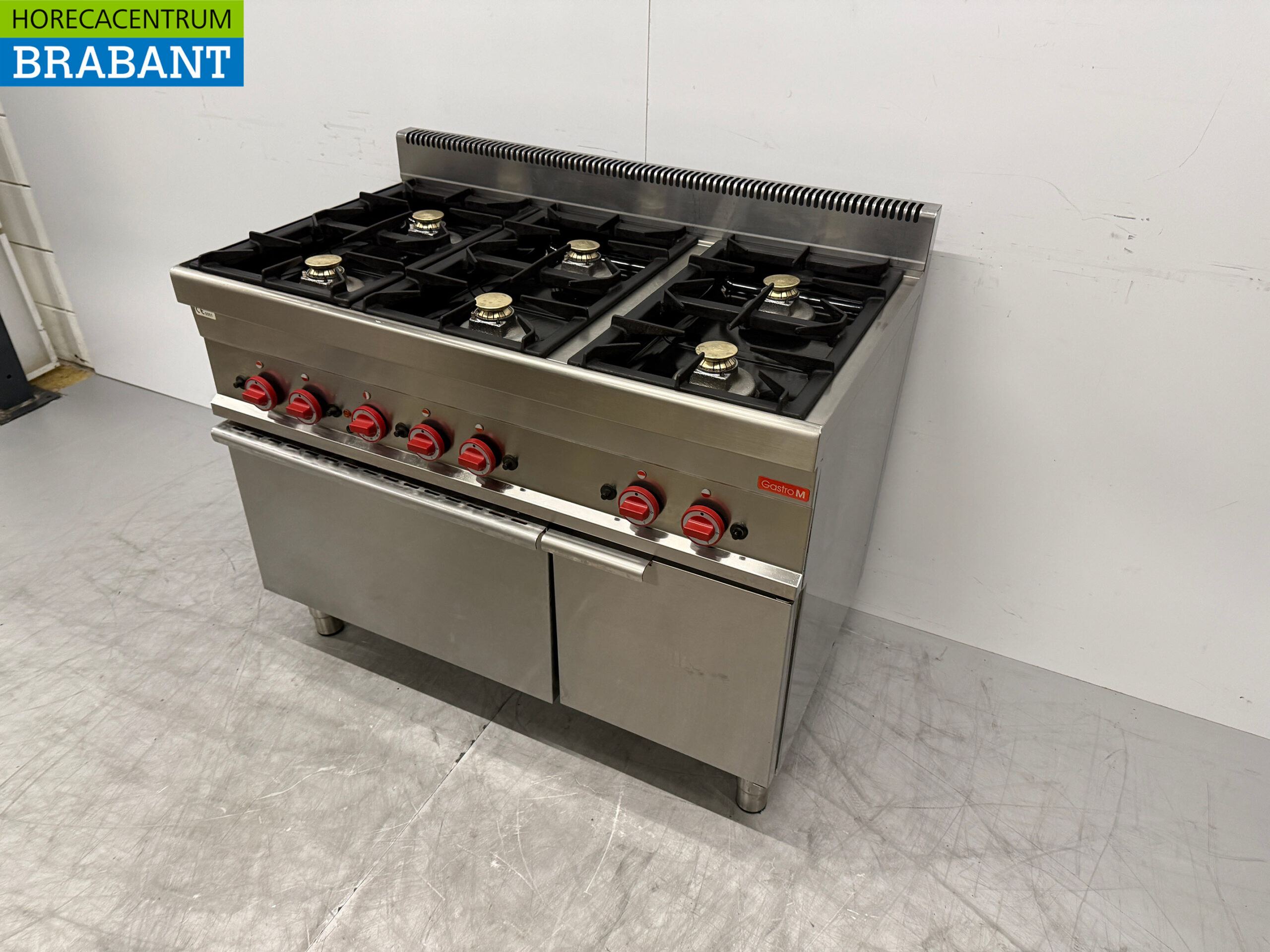 Cuisinière Gastro M en acier inoxydable à 6 feux avec four électrique GAS/400V Horeca – Image 2