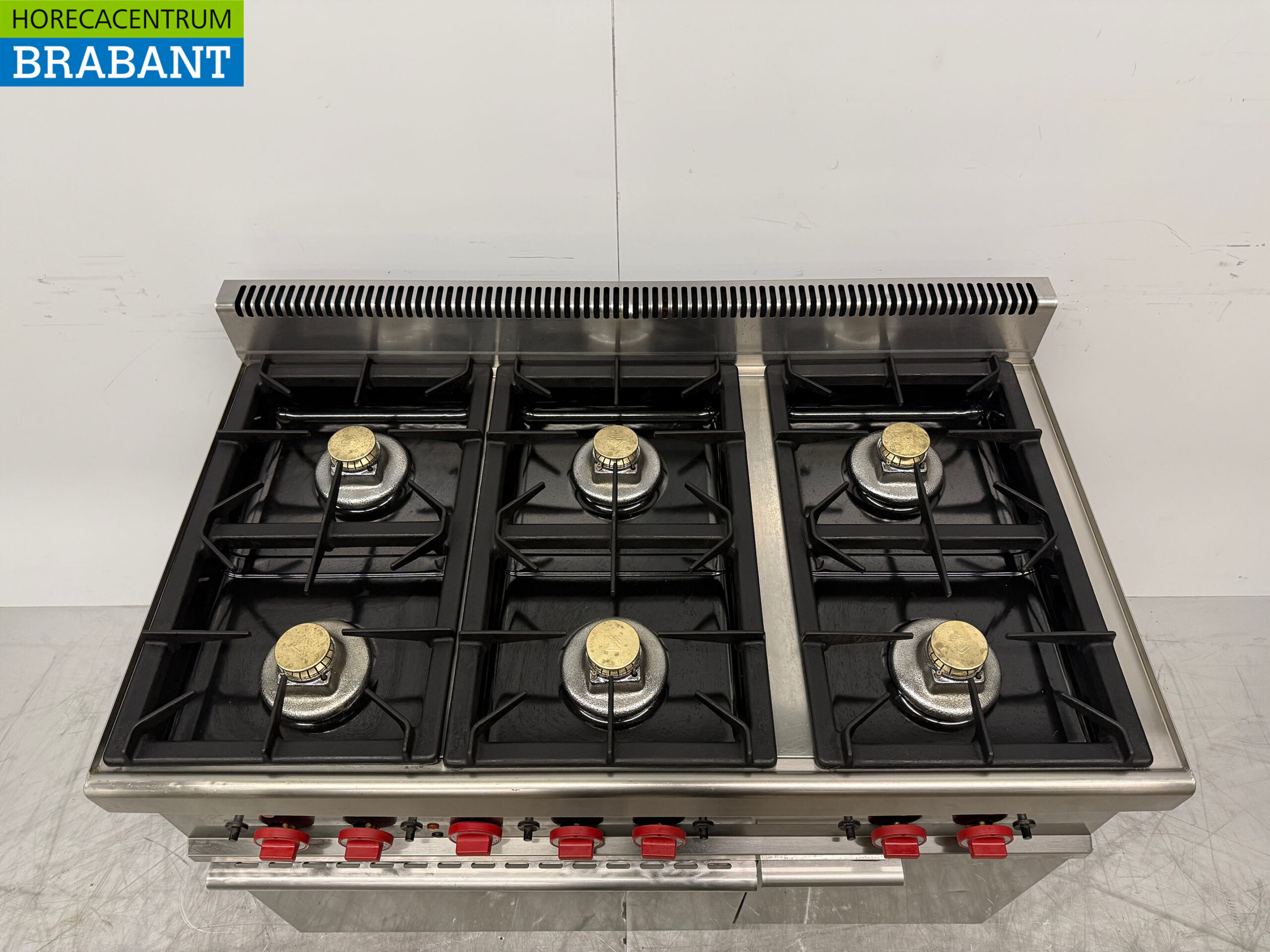 Cuisinière Gastro M en acier inoxydable à 6 feux avec four électrique GAS/400V Horeca – Image 4