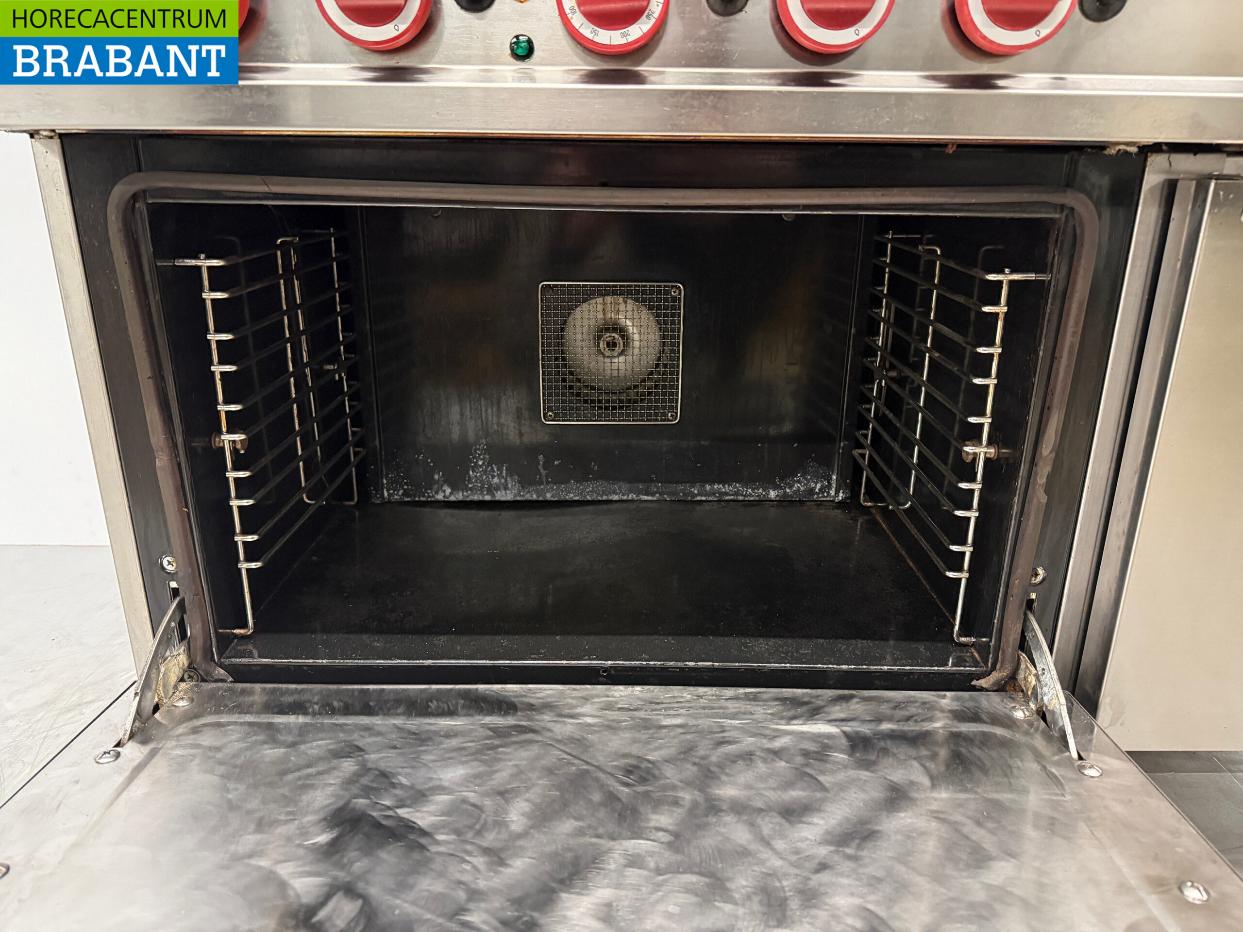 Cuisinière Gastro M en acier inoxydable à 6 feux avec four électrique GAS/400V Horeca – Image 5