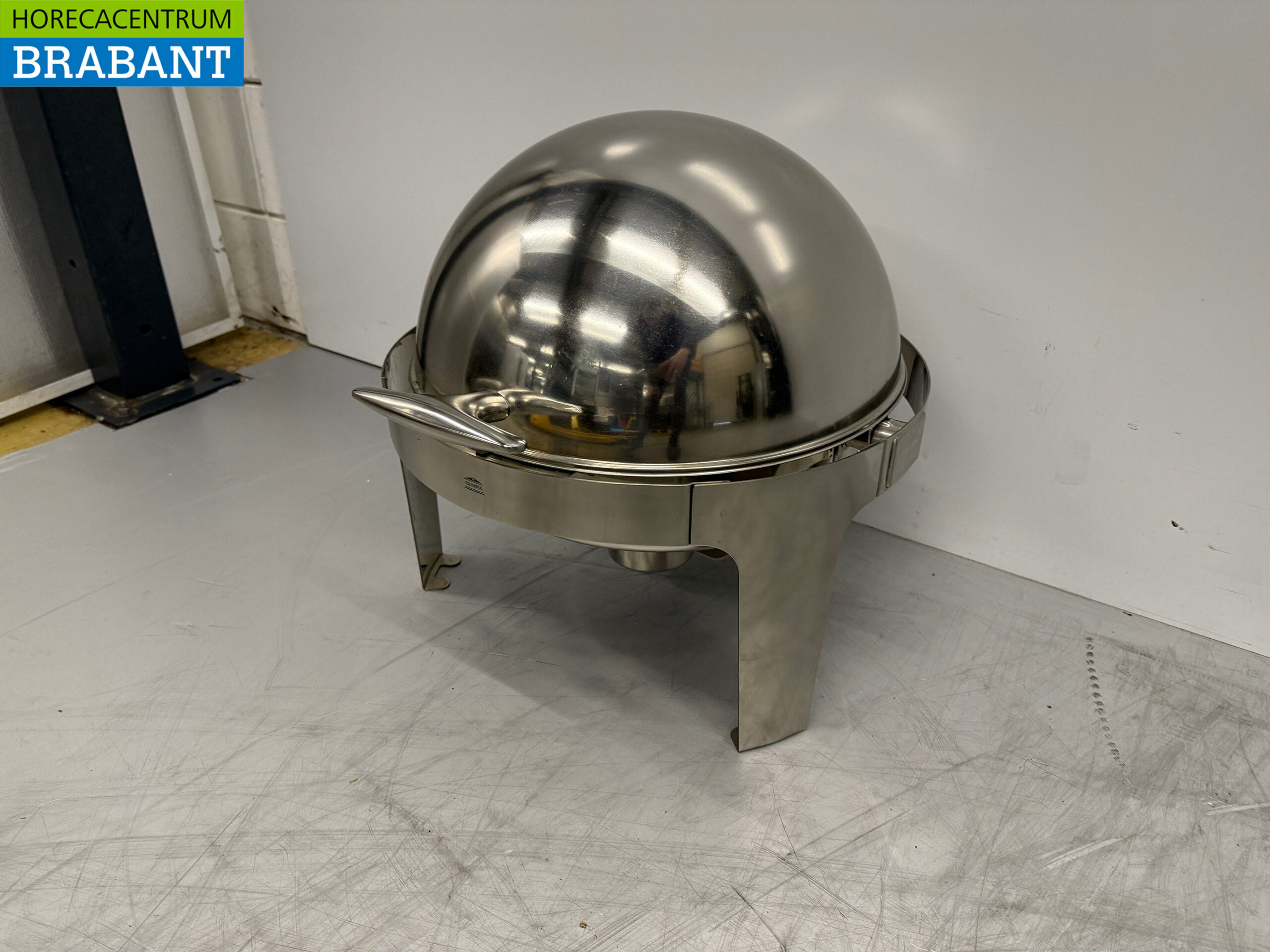 Acier inoxydable Olympia Chafingdish rond Horeca – Image 2