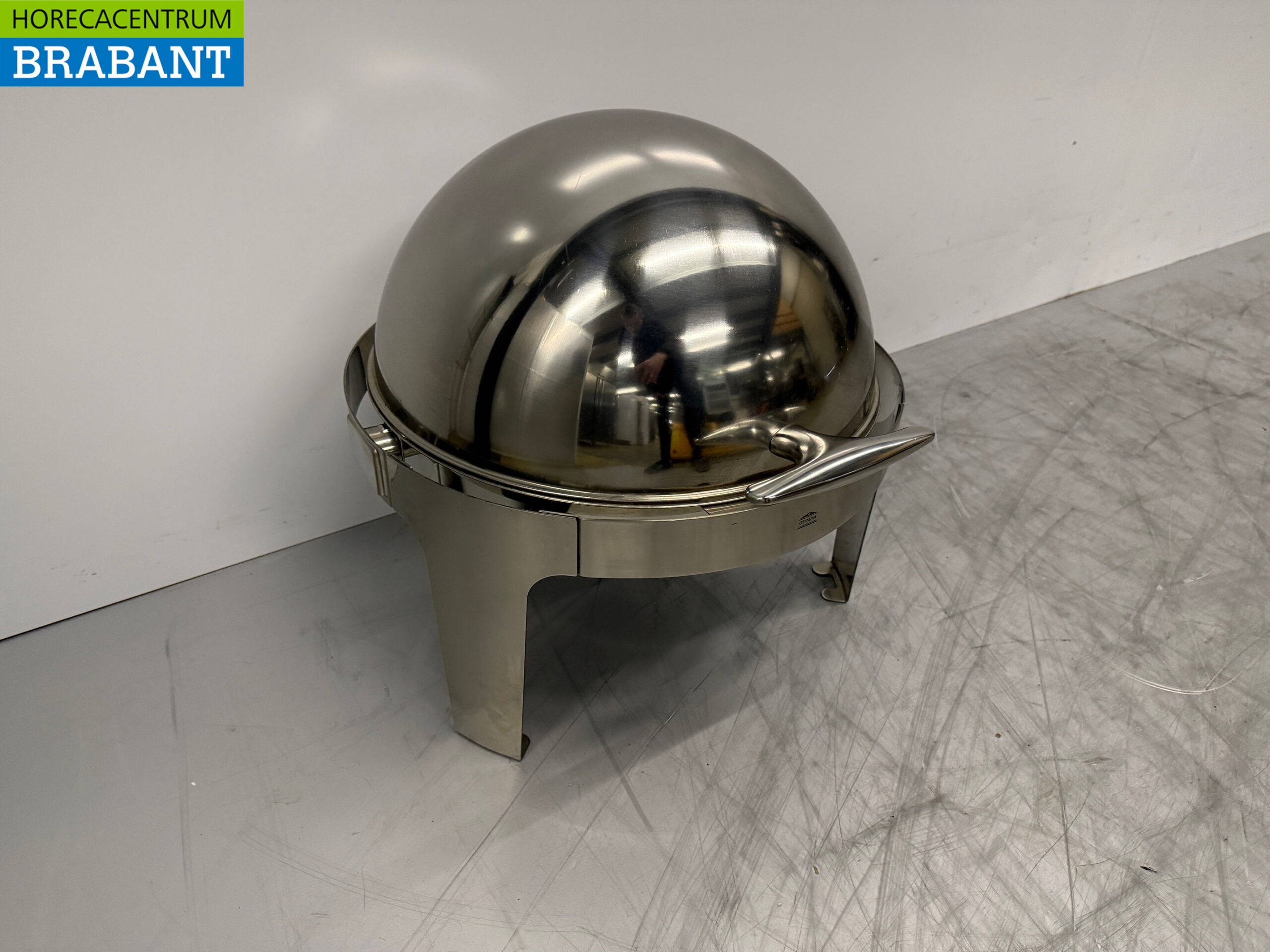 Acier inoxydable Olympia Chafingdish rond Horeca – Image 3