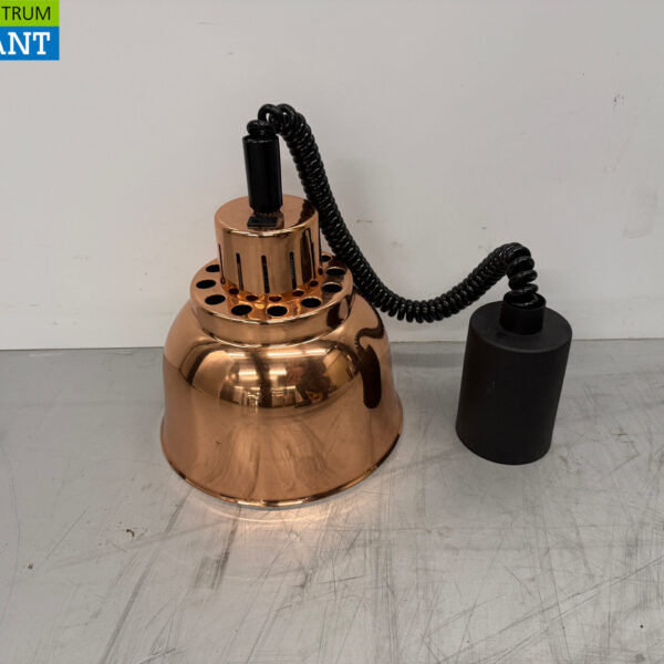 Scholl Copper Heat Lamp Round Bronze 225 mm 250 watts 230V Catering