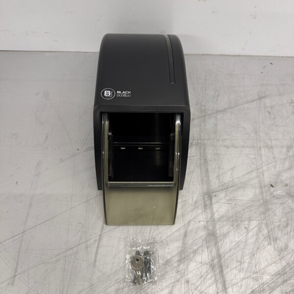 Noir Satino ST10 Distributeur de rouleaux de papier toilette noir Traiteur