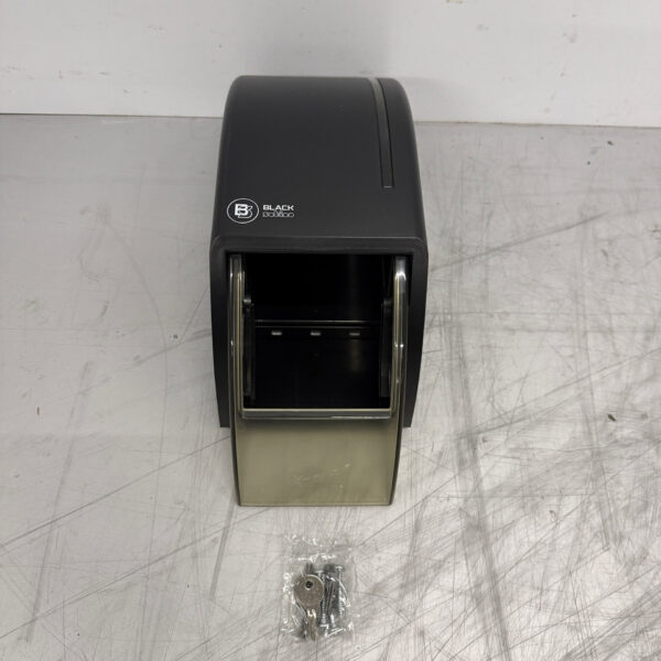 Noir Satino ST10 Distributeur de rouleaux de papier toilette noir Traiteur