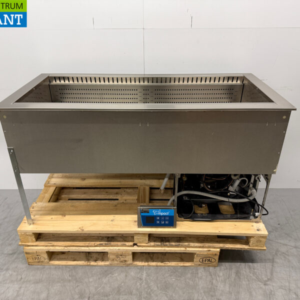 Glacière Cool Compact Drop in Saladiere en acier inoxydable 4 x 1/1 GN 230V Horeca