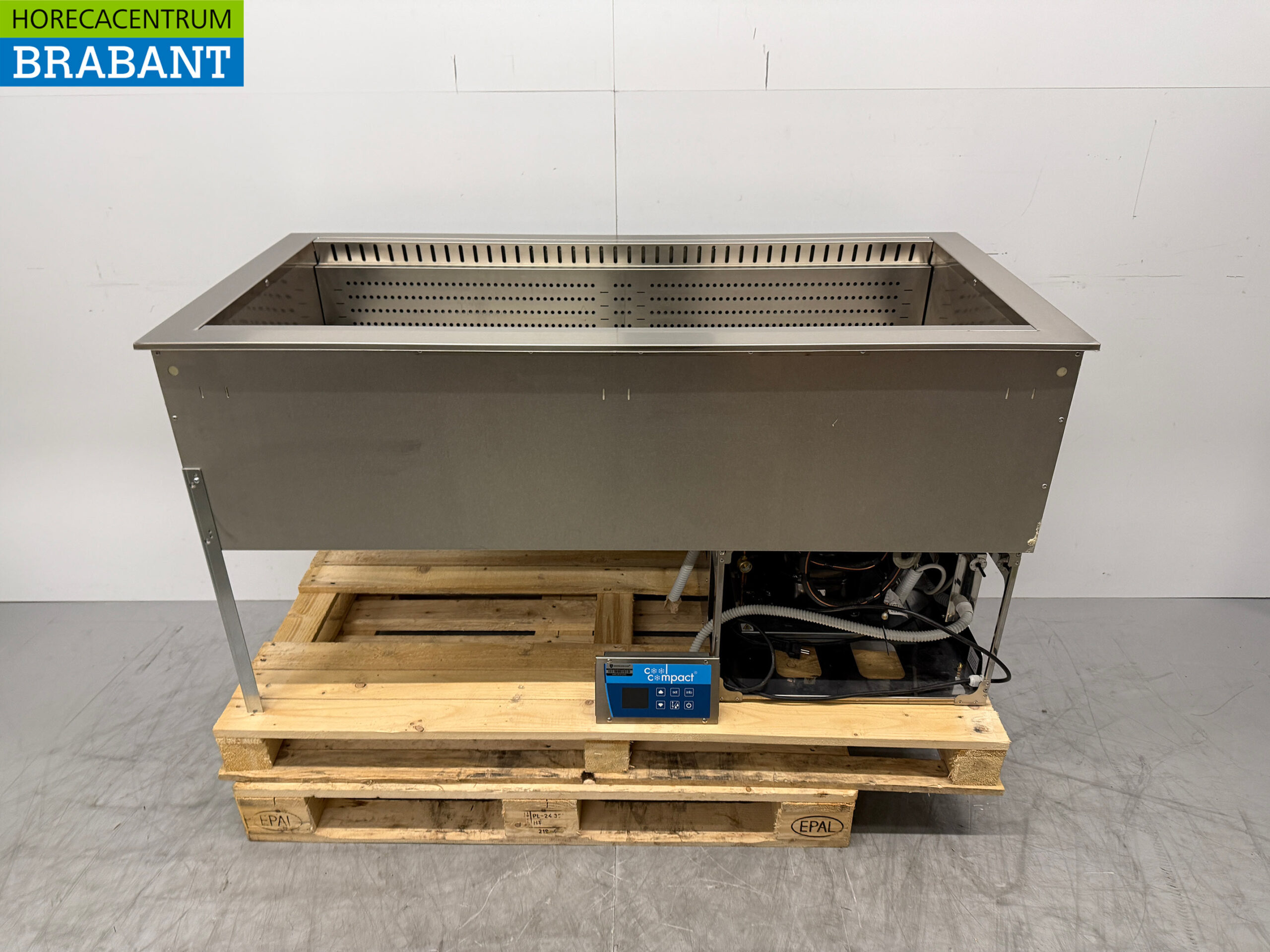 Glacière Cool Compact Drop in Saladiere en acier inoxydable 4 x 1/1 GN 230V Horeca