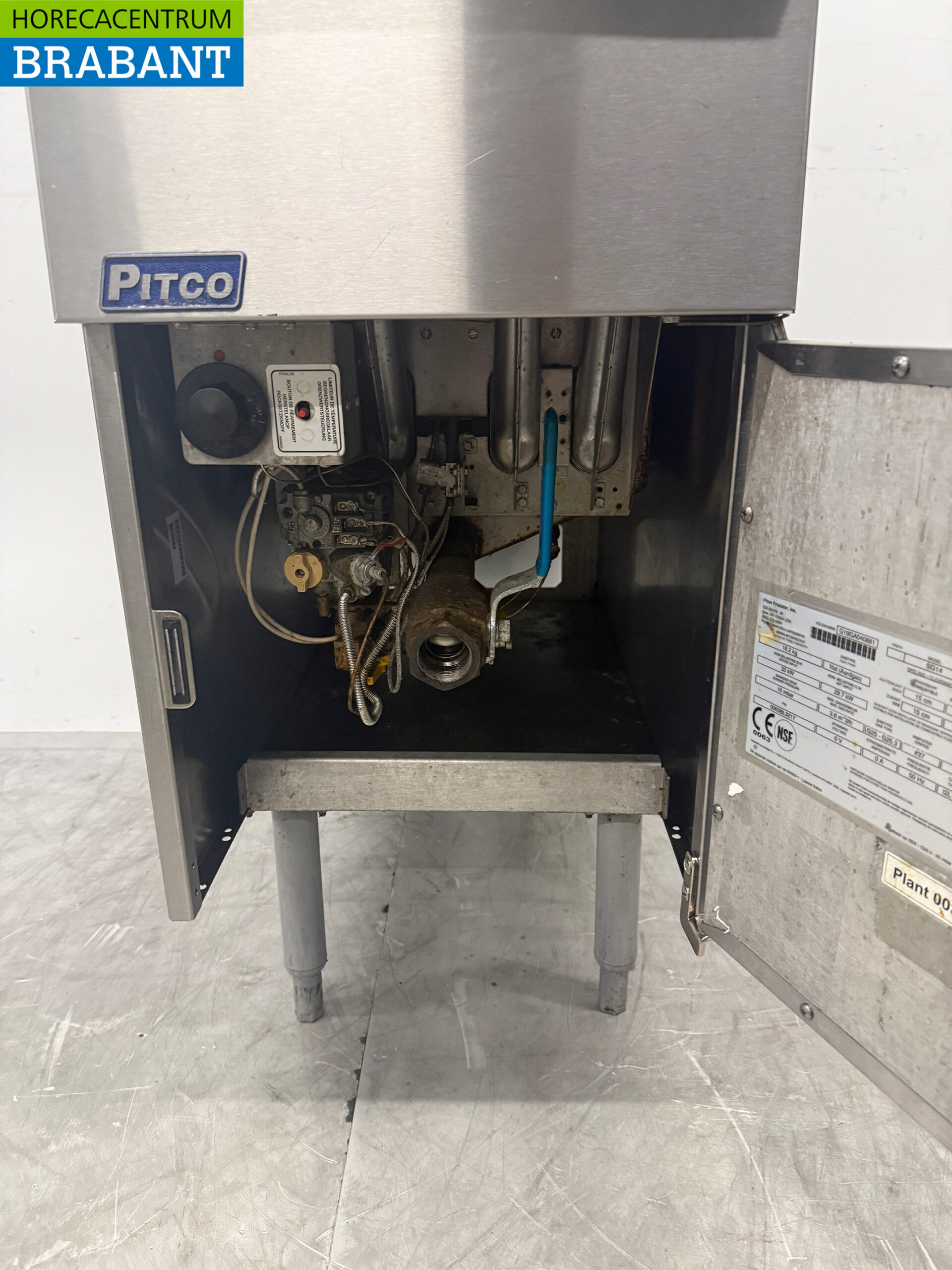 Friteuse Pitco SG14 en acier inoxydable 23 litres GAS Catering – Image 5