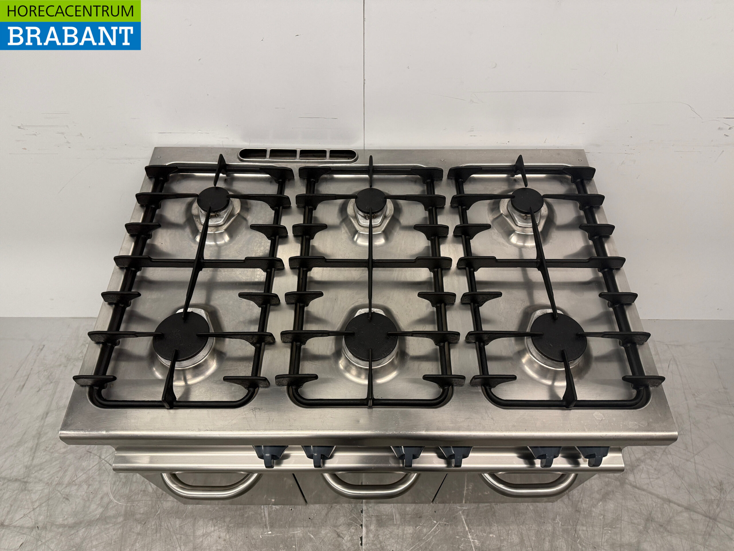 Réchaud à propane Alpeninox 6 feux en acier inoxydable 105 cm Horeca – Image 4