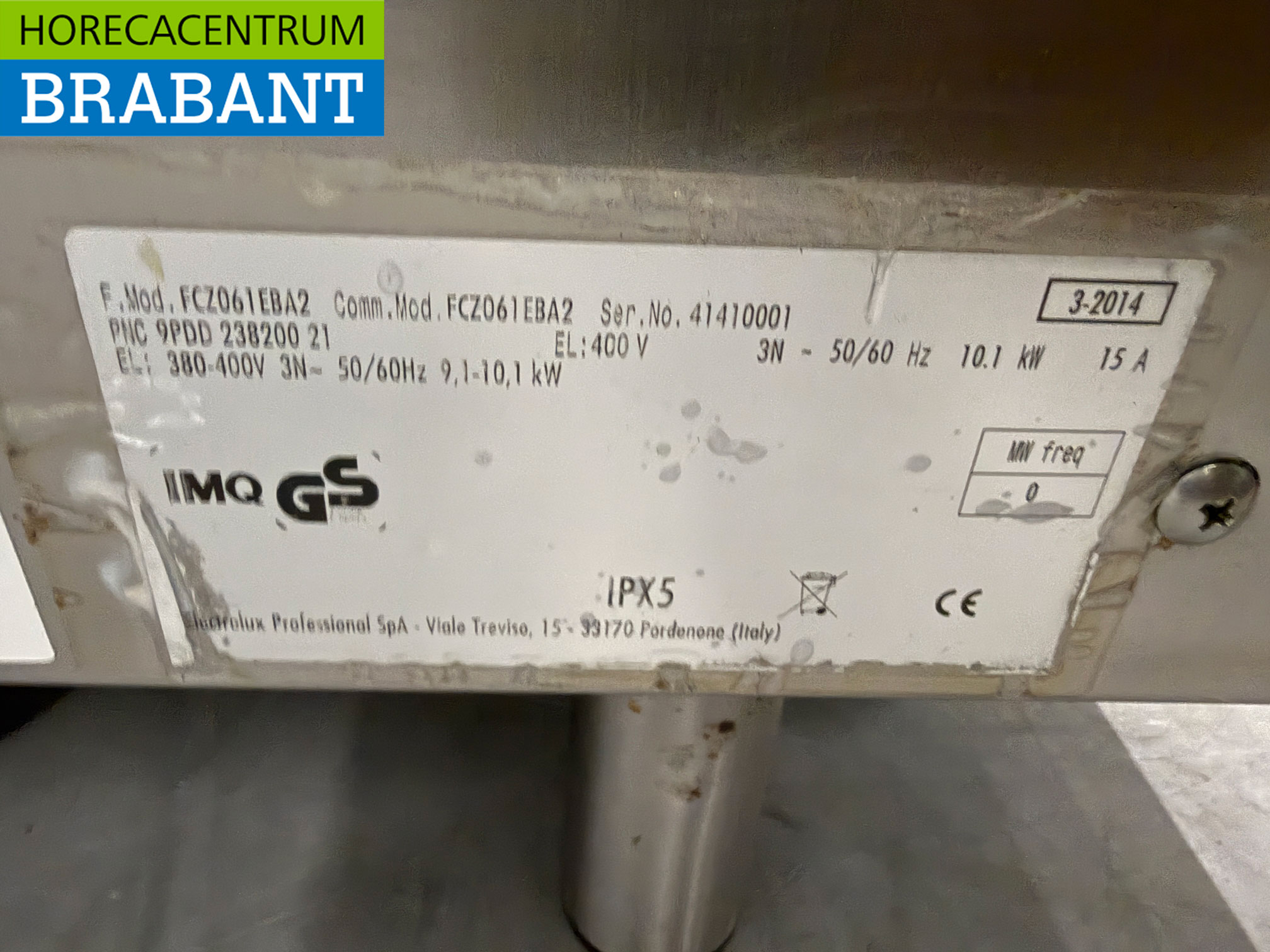 Four à vapeur Zanussi Combisteamer en acier inoxydable avec injection d'humidité 6 x 1/1 gastronorm 400V Restauration – Image 7