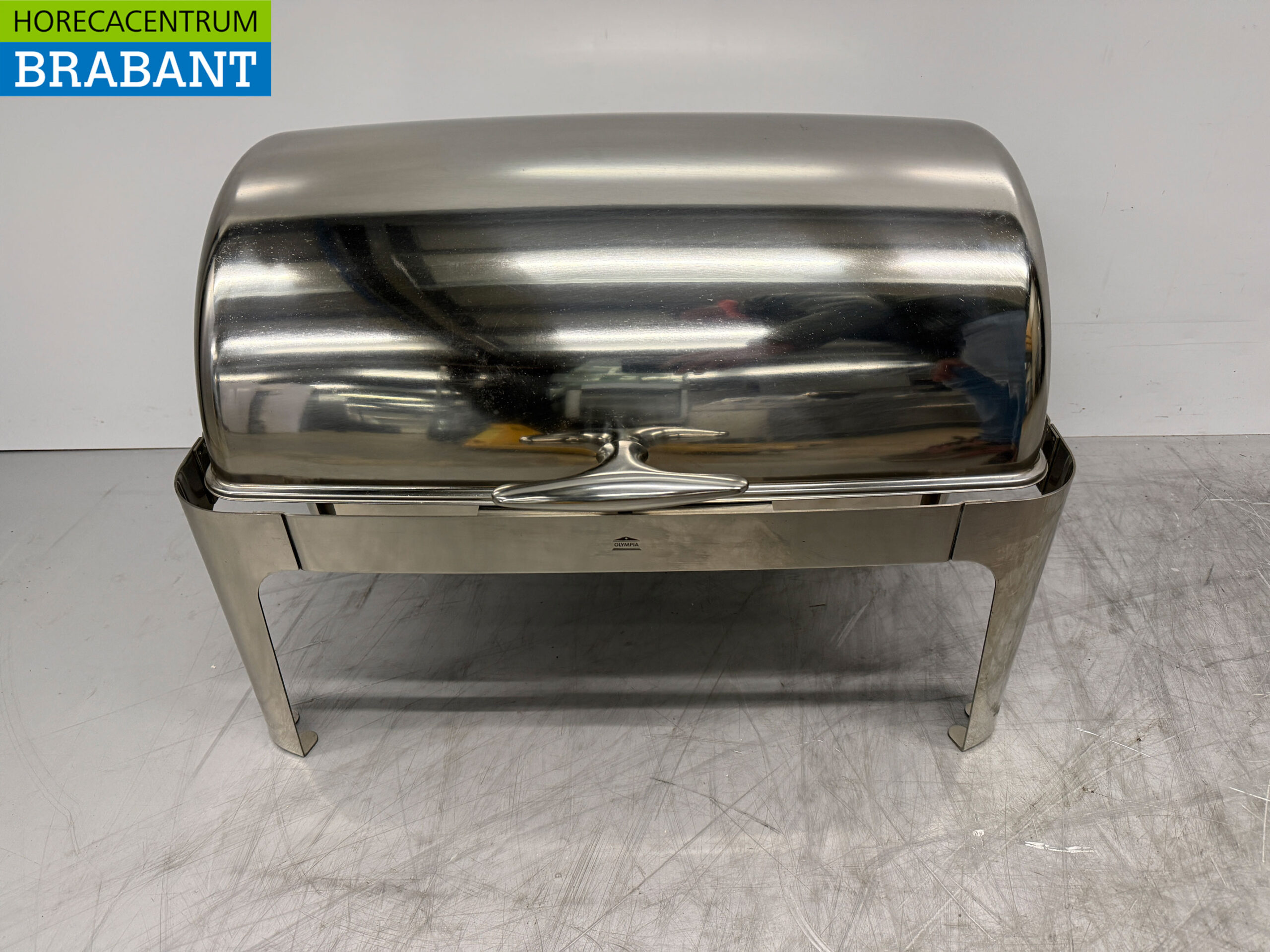Chafingdish Olympia en acier inoxydable Rolltop 1/1 GN Catering
