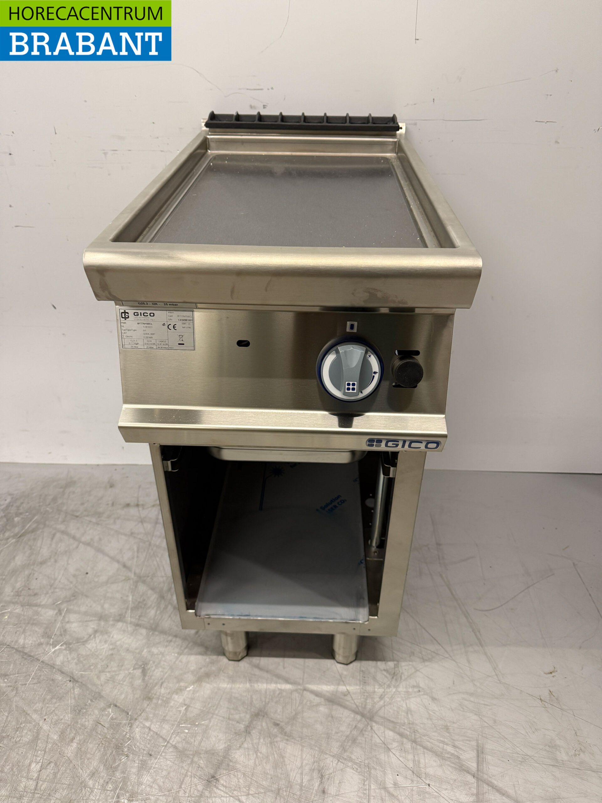 Friteuse inox Gico Smooth 40 cm 6 kW GAS 700 line Horeca