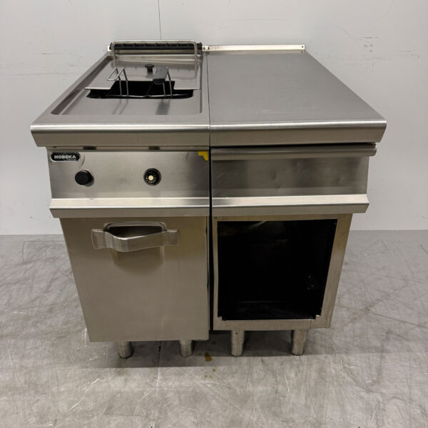 Friteuse Olis en acier inoxydable 17 litres GAS 80 cm Horeca