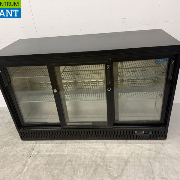 Réfrigérateur bar 3 portes coulissantes en verre 135 cm 230V Horeca