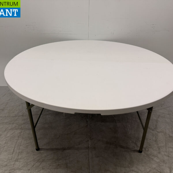 Table ronde pliable en plastique Bolero 153 x 74 cm Restauration