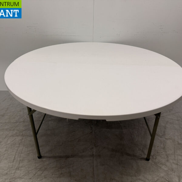 Table ronde pliable en plastique Bolero 153 x 74 cm Restauration