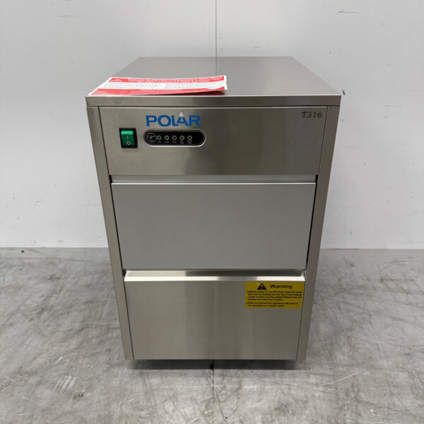 Machine à glaçons Polar T316 en acier inoxydable 20 kg/24h 230V Horeca