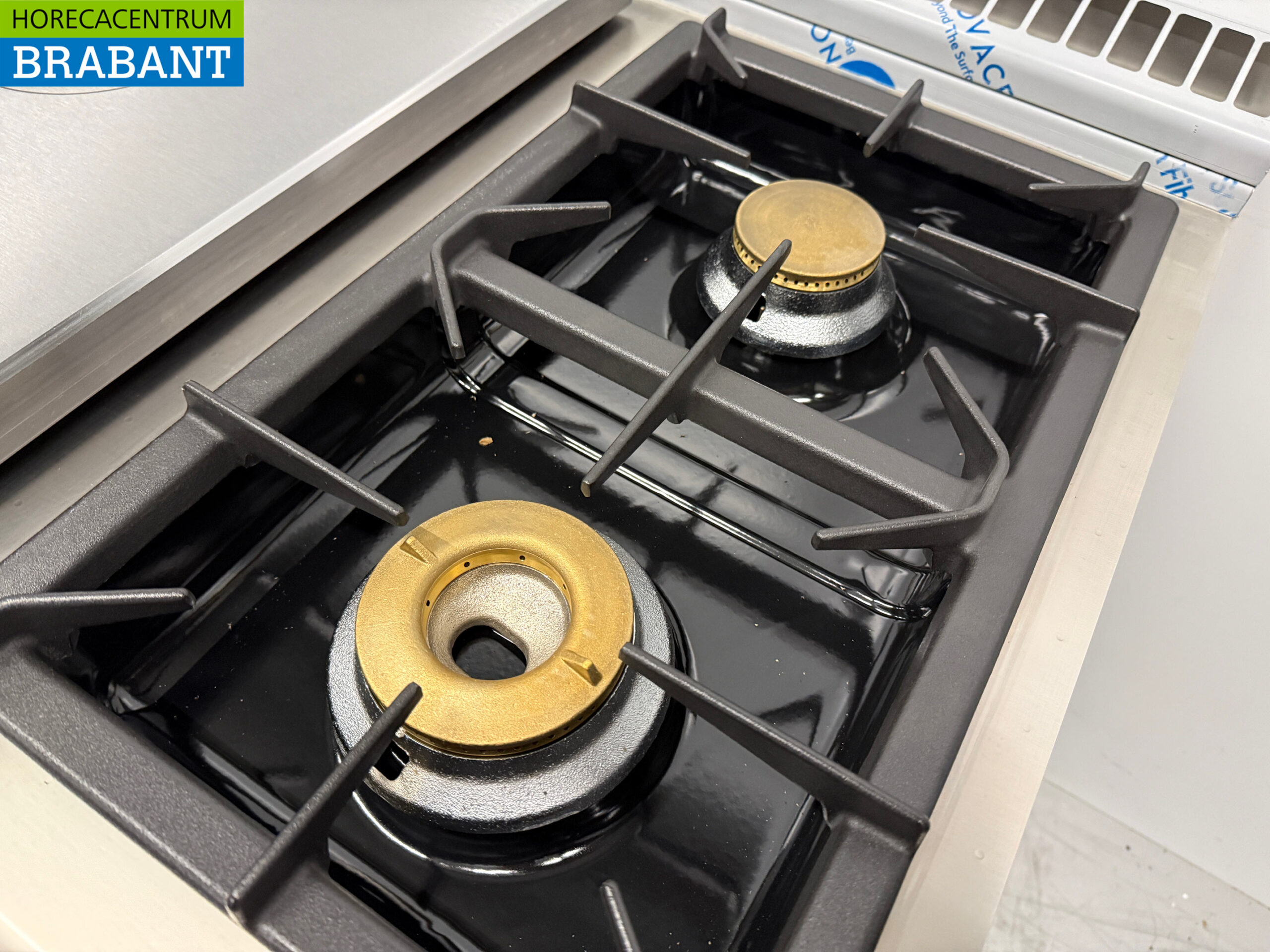 Plaque de cuisson Gastro-M en acier inoxydable à 4 feux avec passage de cuisson 120 cm GAS Horeca – Image 5