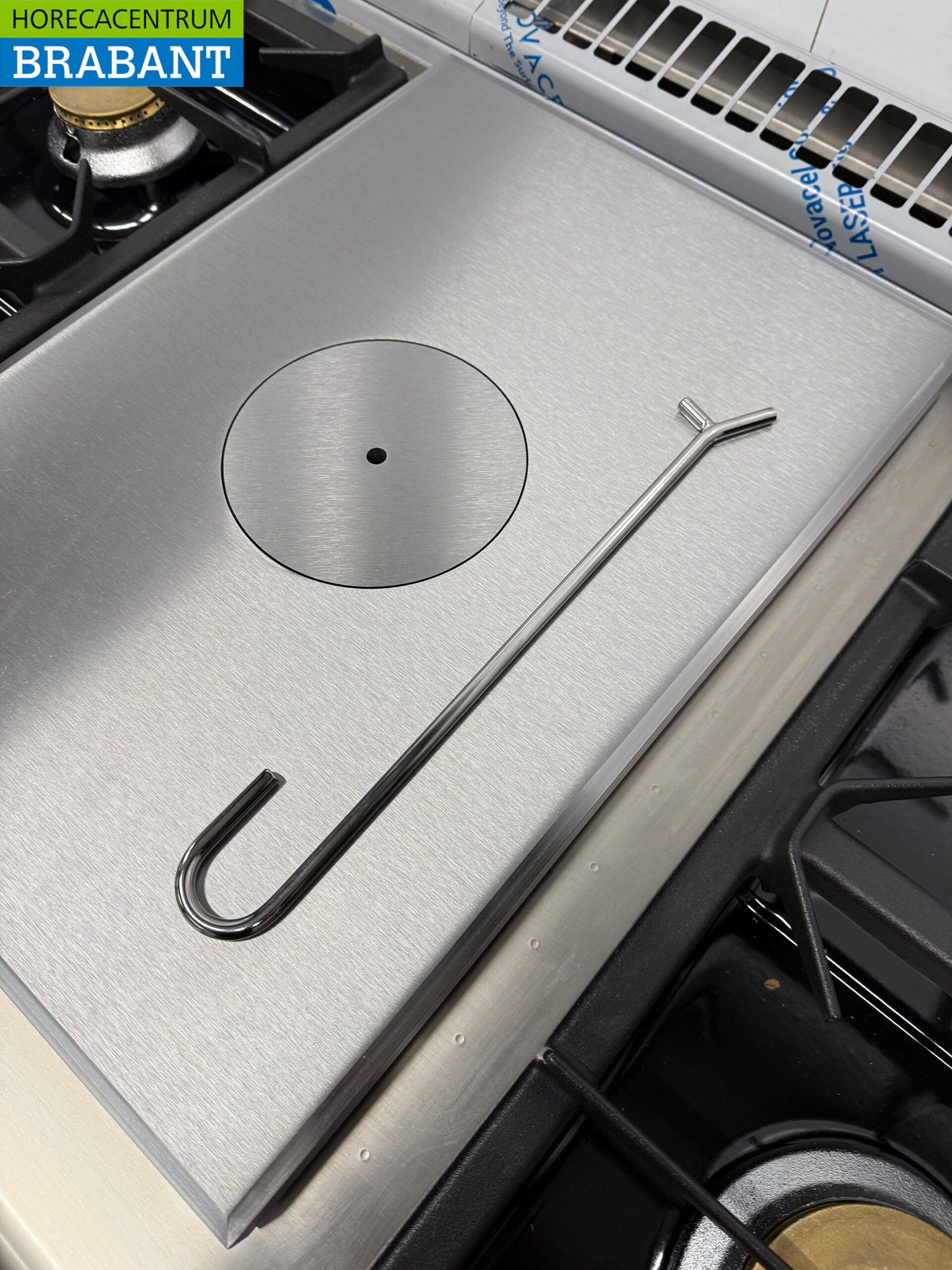 Plaque de cuisson Gastro-M en acier inoxydable à 4 feux avec passage de cuisson 120 cm GAS Horeca – Image 8