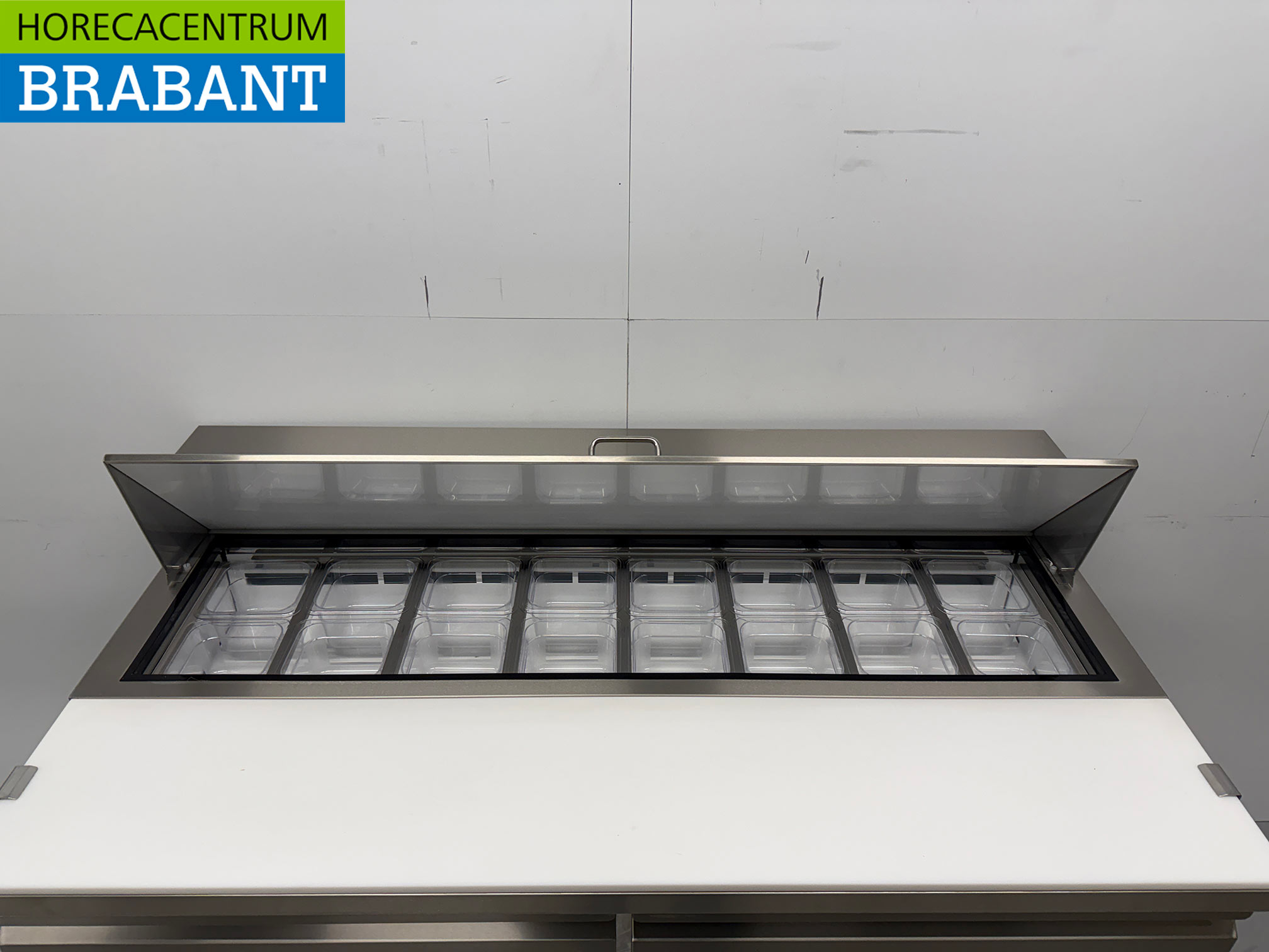 Polar Saladette Comptoir réfrigéré 2 portes 180 cm 230V Horeca – Image 4