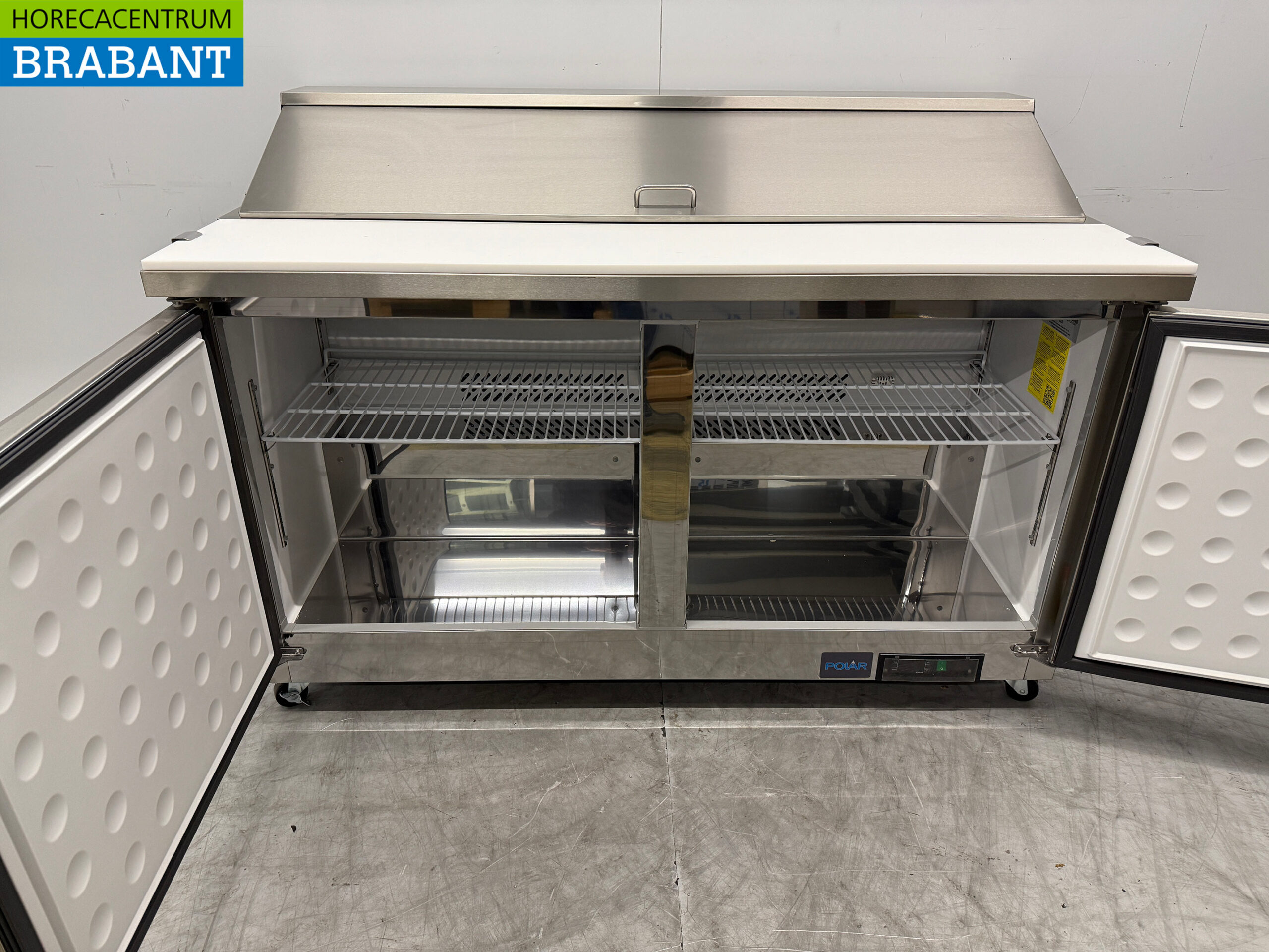 Polar Saladette Comptoir réfrigéré 2 portes 180 cm 230V Horeca – Image 5