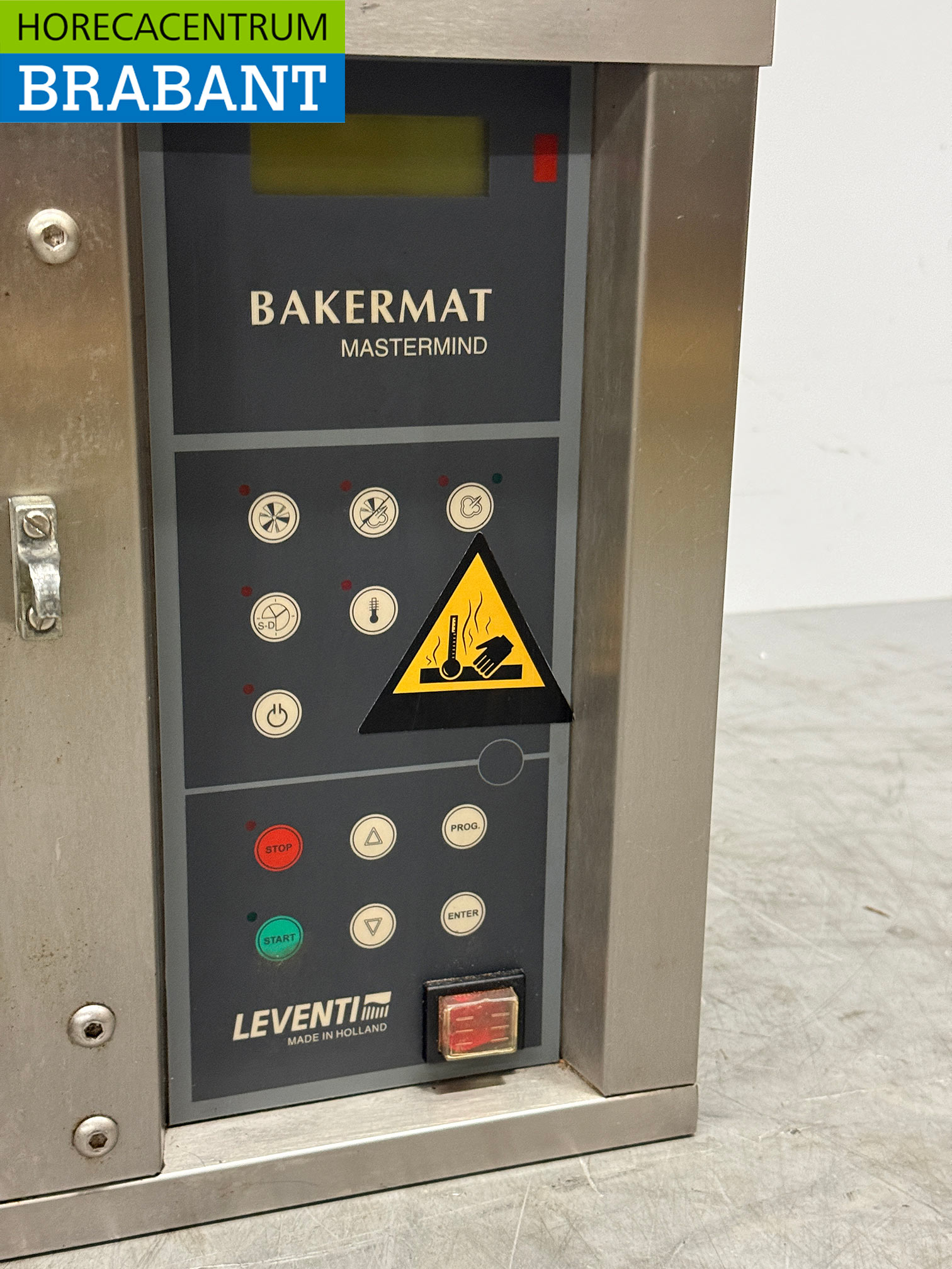 Acier inoxydable Leventi Four à air chaud avec injection d'humidité 2 x 60/40 cm 230V Horeca – Image 5