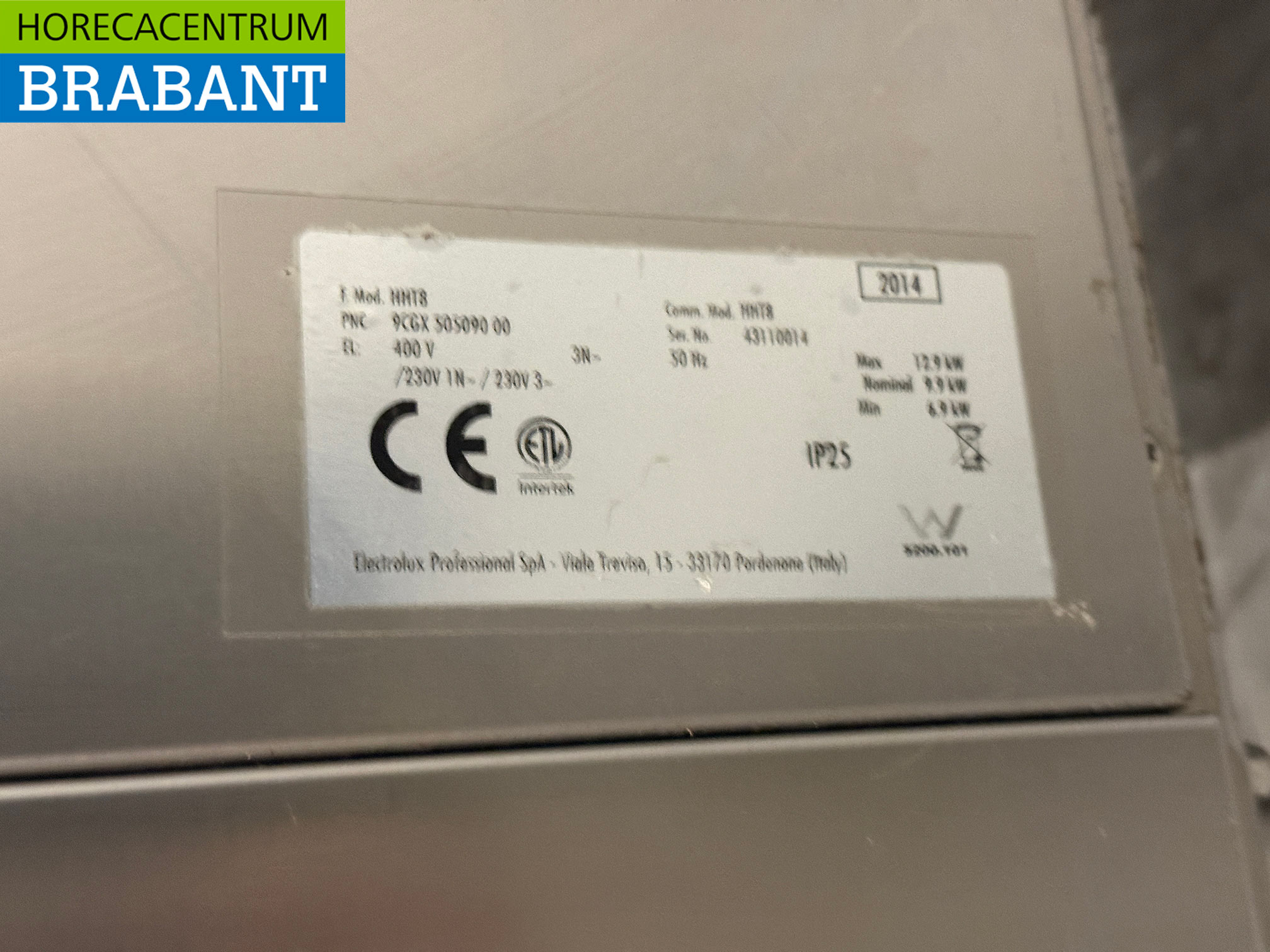 Lave-vaisselle coulissant Zanussi HHT8 en acier inoxydable 400V Restauration – Image 6