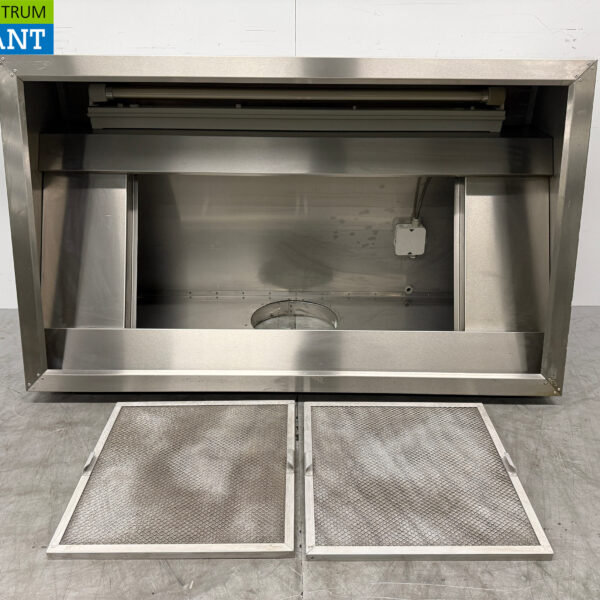 Boîte d'extraction en acier inoxydable Modèle 150 cm Restauration