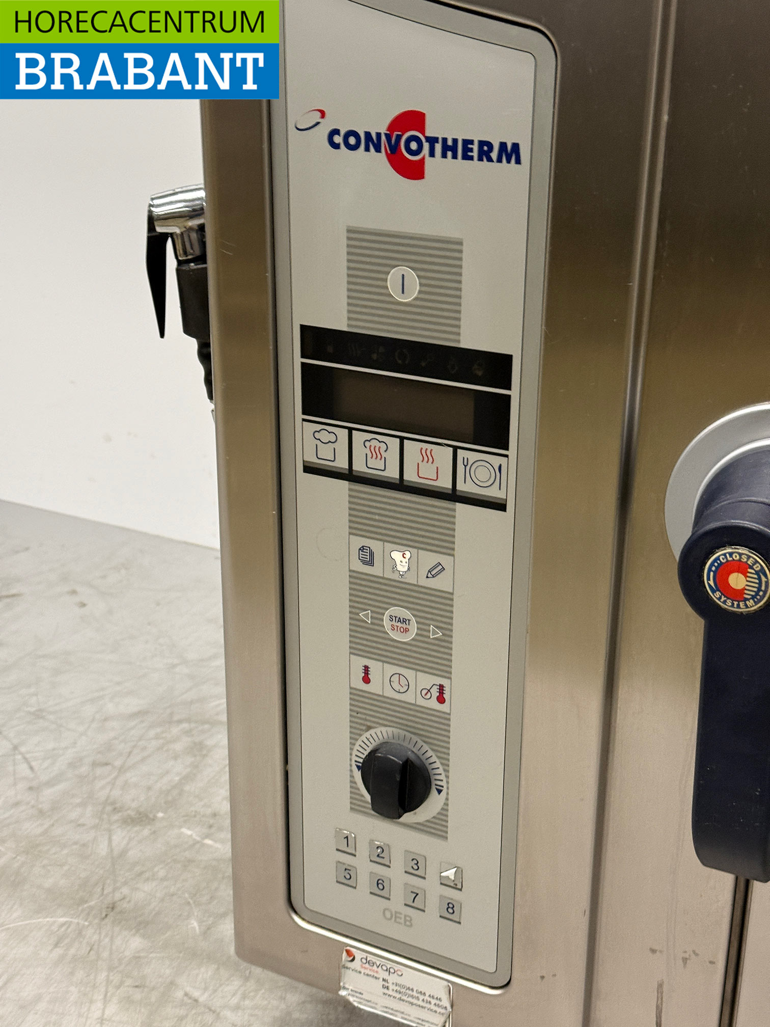 Four mixte Convotherm en acier inoxydable 6 x 1/1 GN 400V Horeca – Image 4