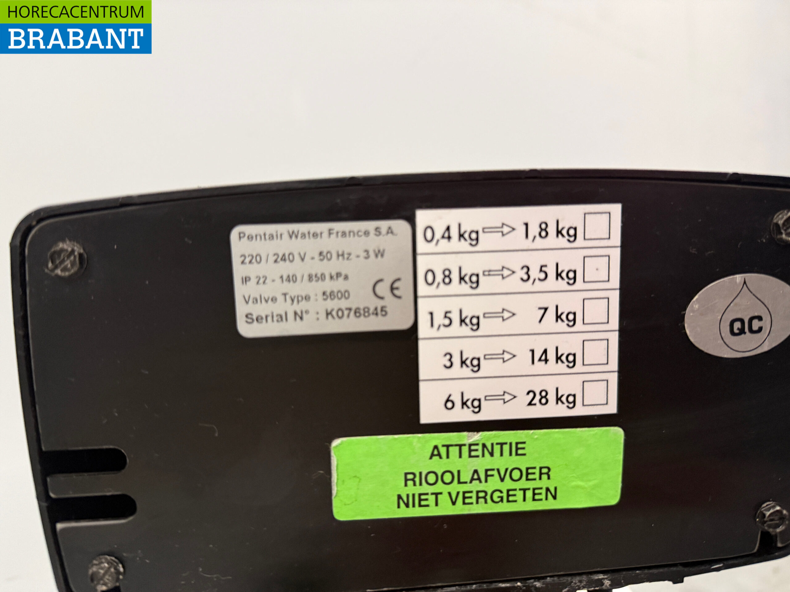 Lubron Miniline Adoucisseur d'eau automatique 160 litres par heure 230V Horeca – Image 6