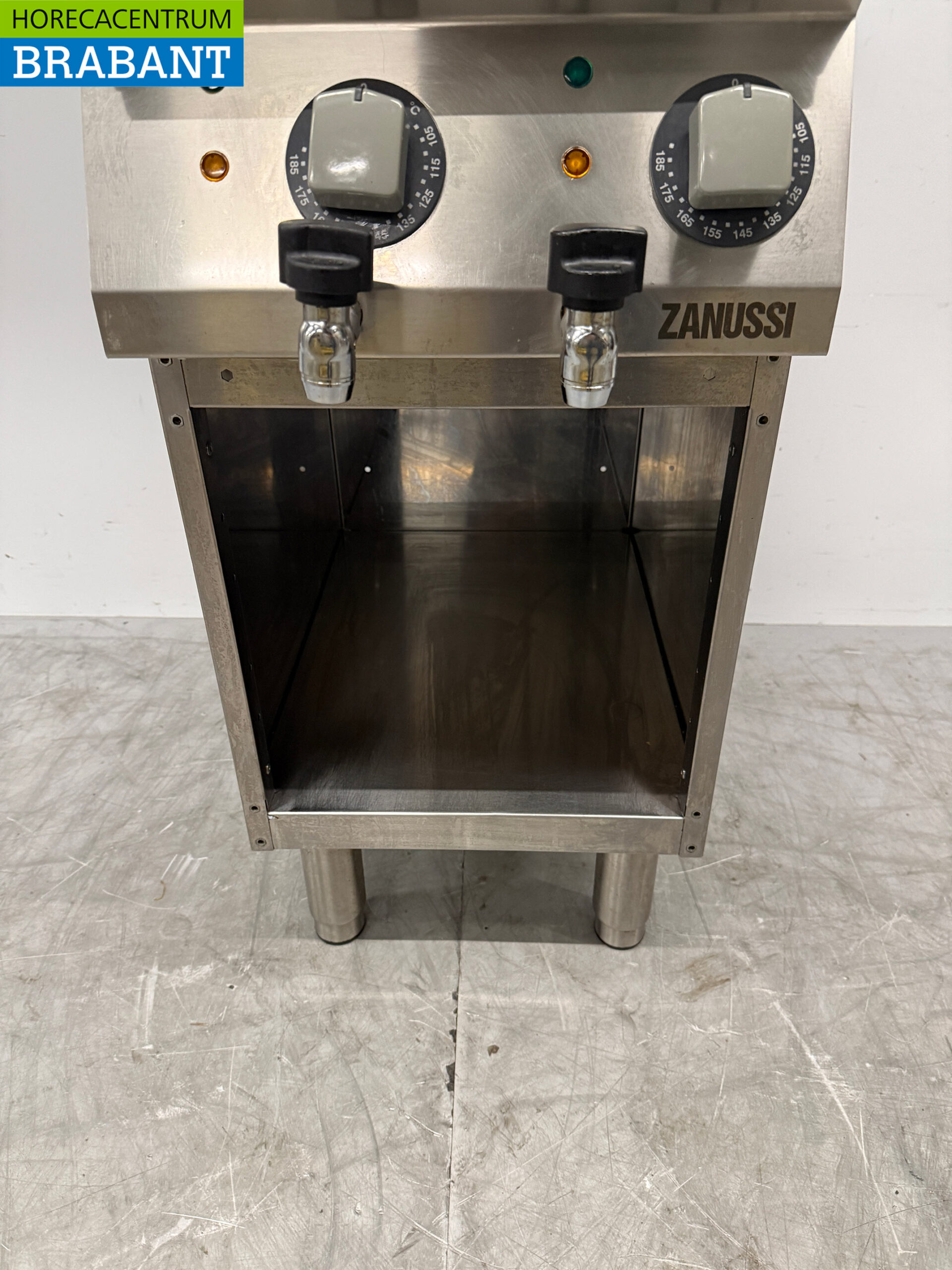 Friteuse double Zanussi en acier inoxydable 2 x 5 litres 400V Horeca – Image 5