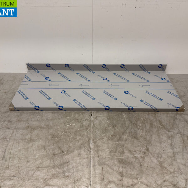 Plan de travail en acier inoxydable avec bord surélevé 179 x 70 cm Horeca