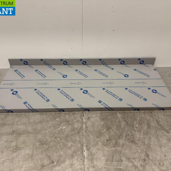 Plan de travail en acier inoxydable avec bord surélevé 179 x 70 cm Horeca