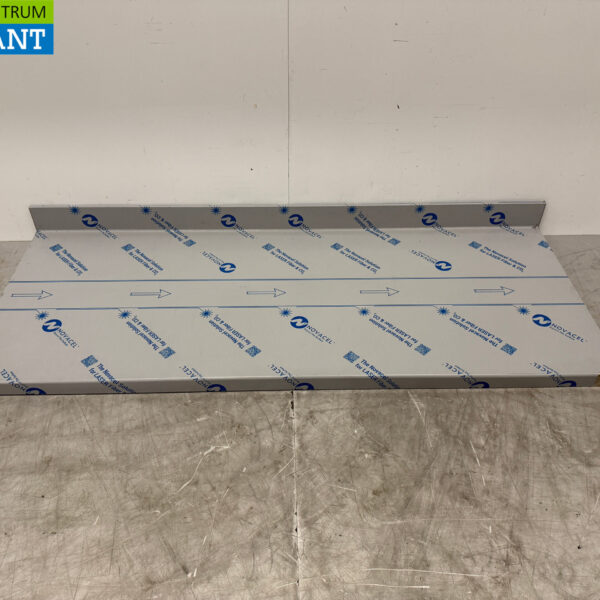 Plan de travail en acier inoxydable avec bord surélevé 179 x 70 cm Horeca